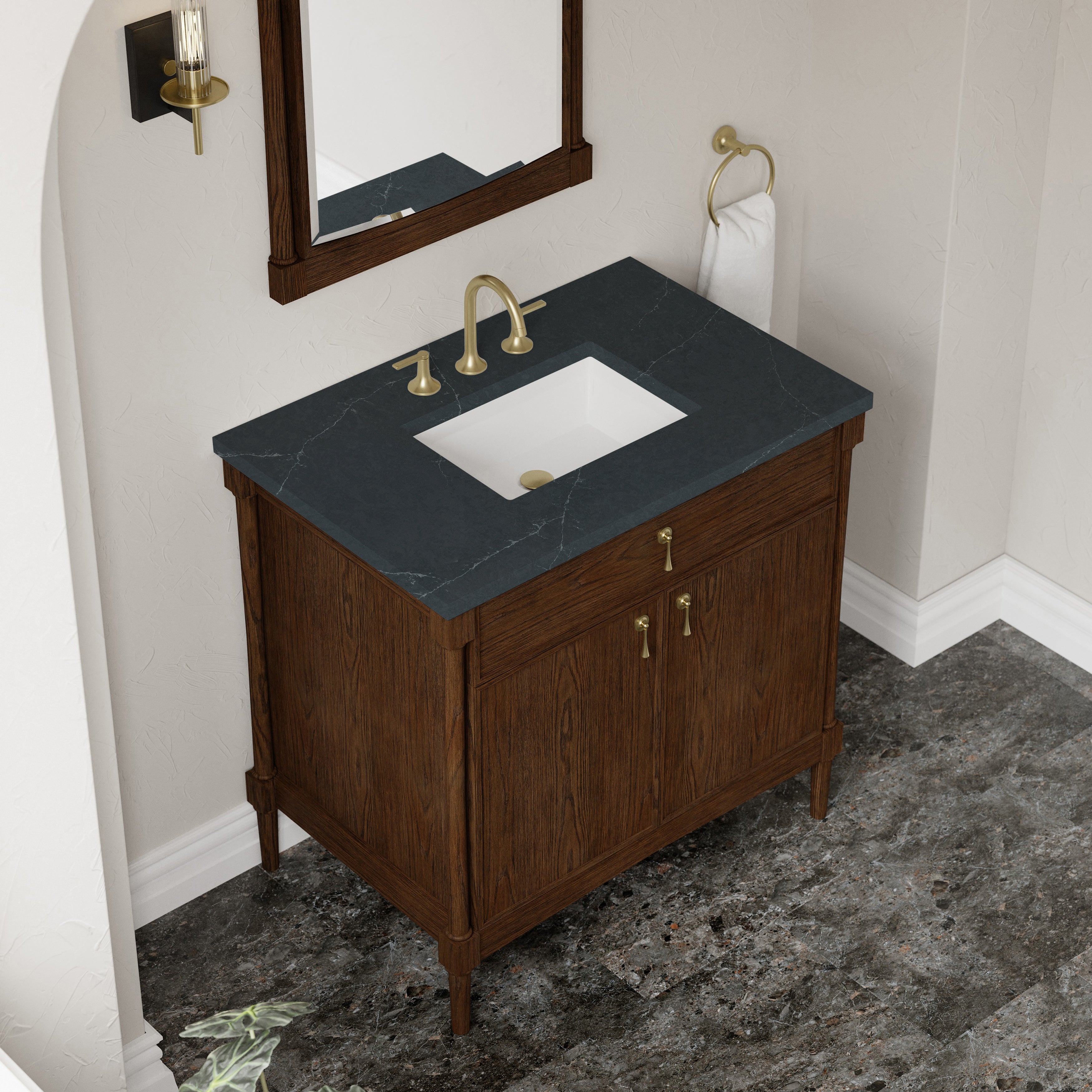 Kinnsden 36" Single Vanity - 3cm Stone Top