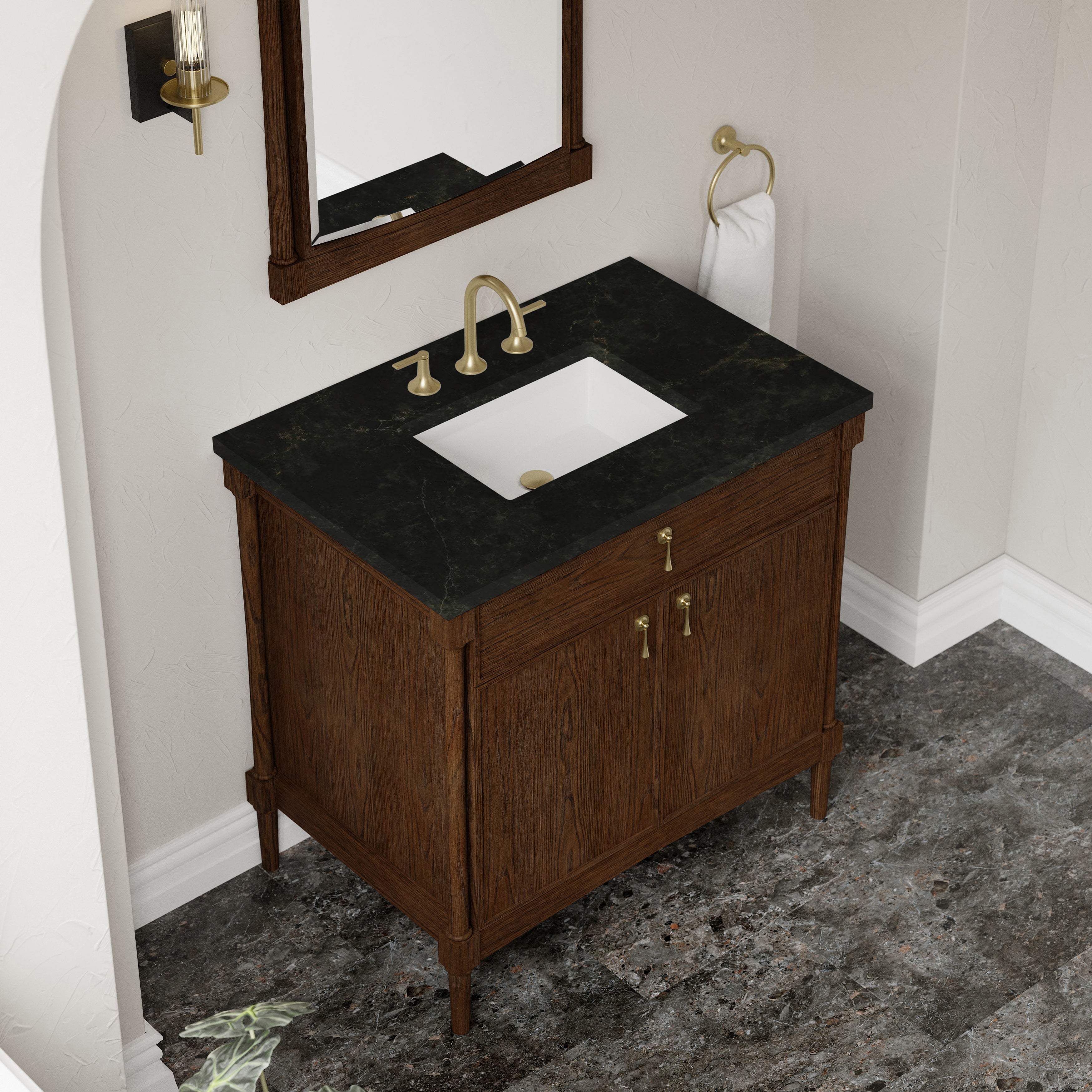 Kinnsden 36" Single Vanity - 3cm Stone Top