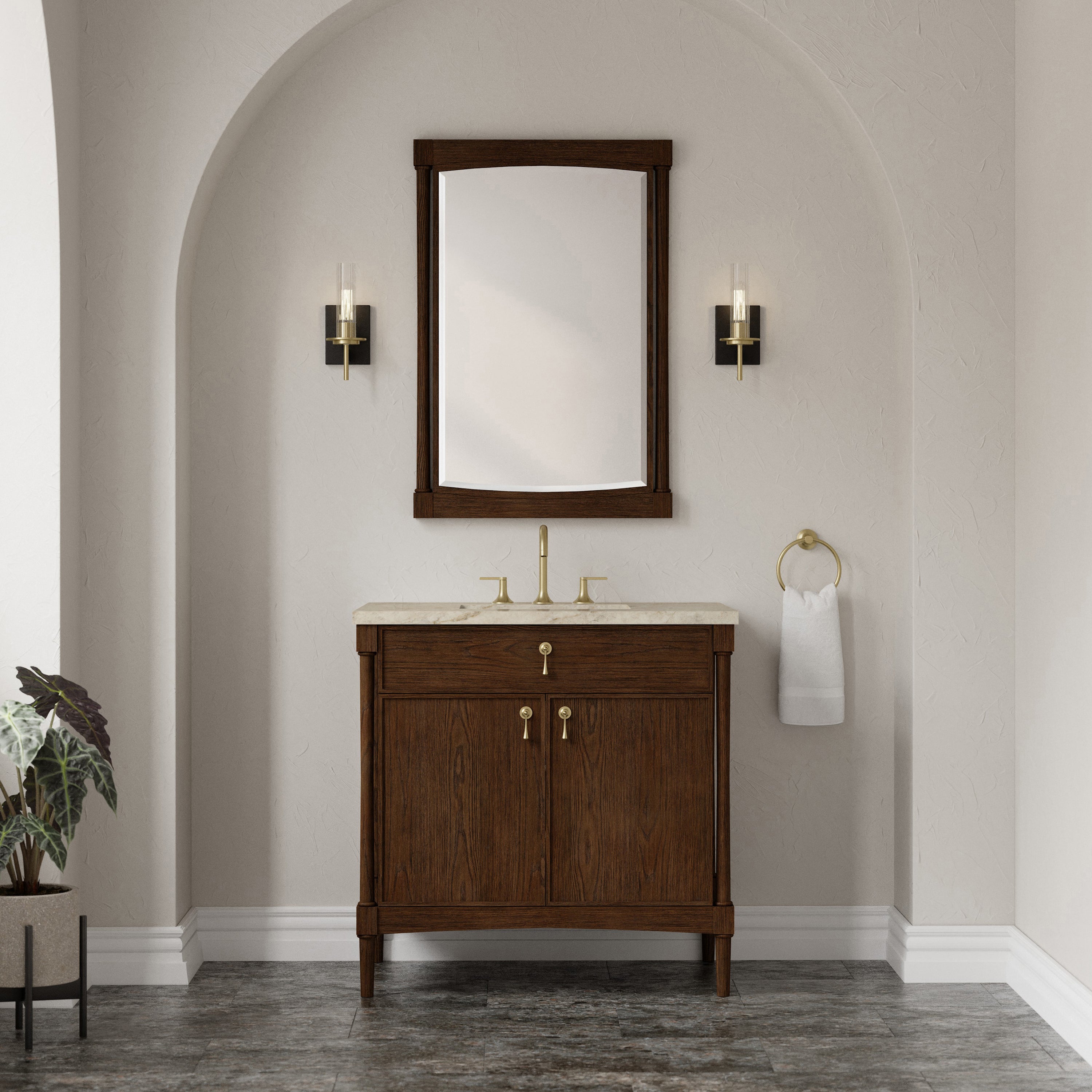 Kinnsden 36" Single Vanity - 3cm Stone Top