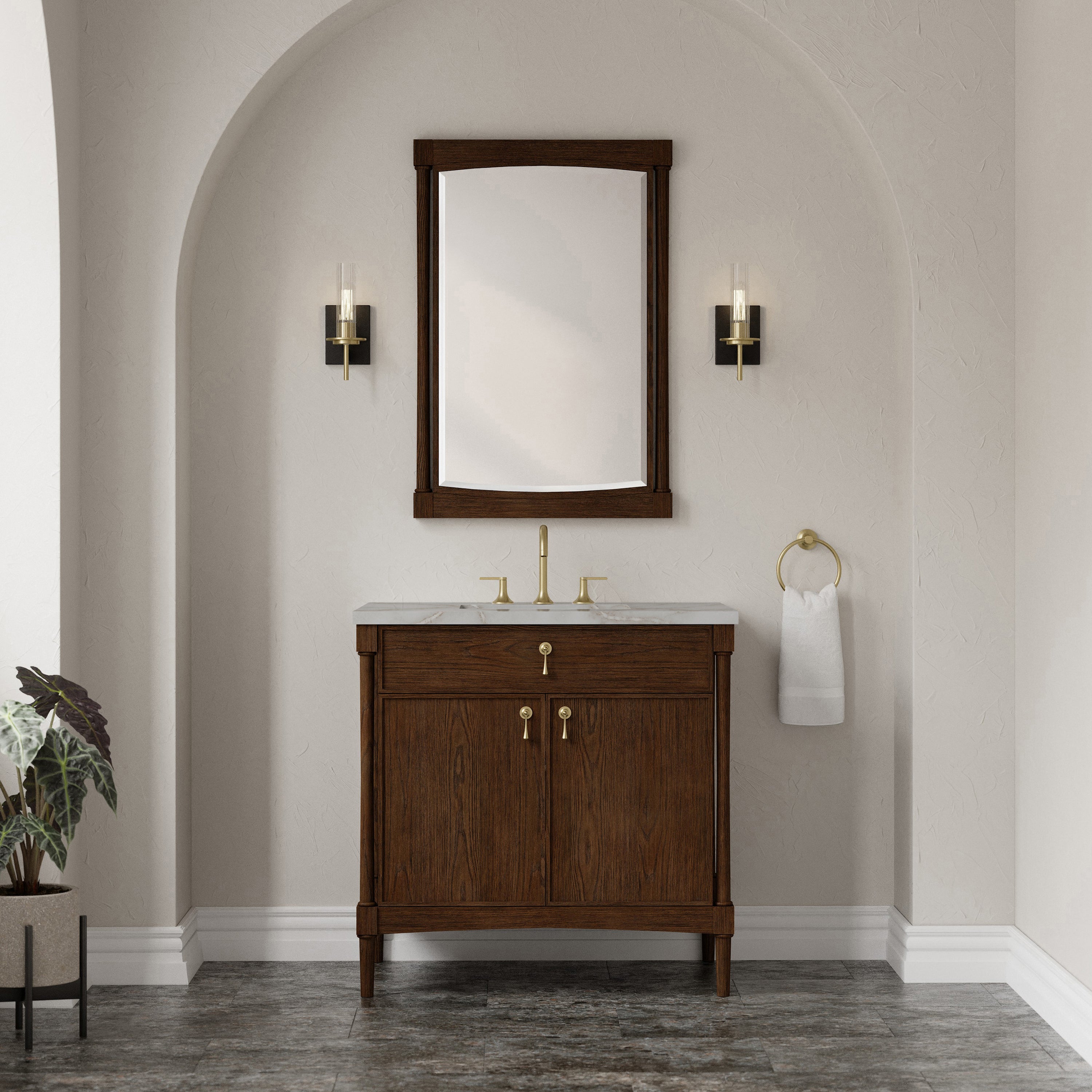 Kinnsden 36" Single Vanity - 3cm Stone Top
