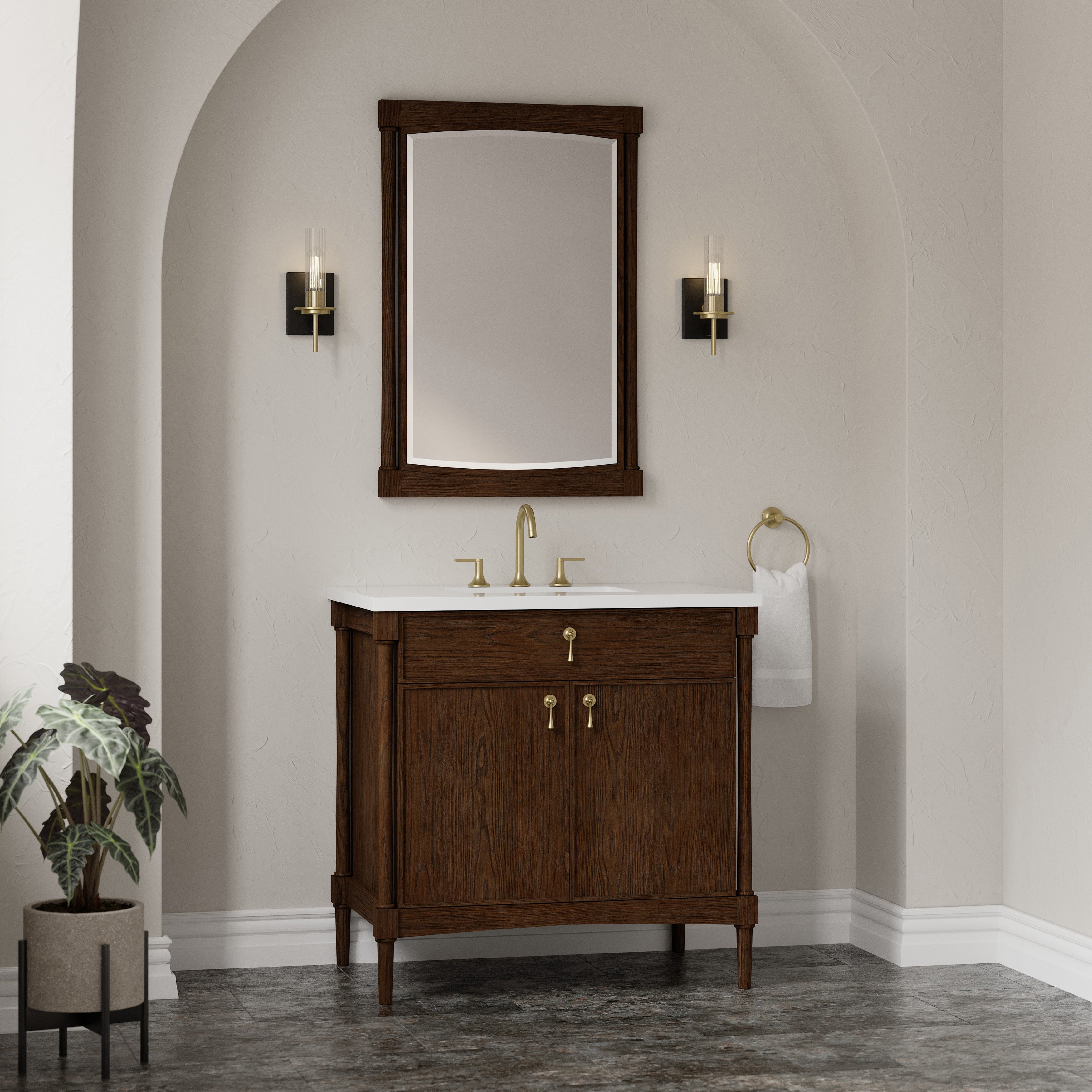 Kinnsden 36" Single Vanity - 3cm Stone Top