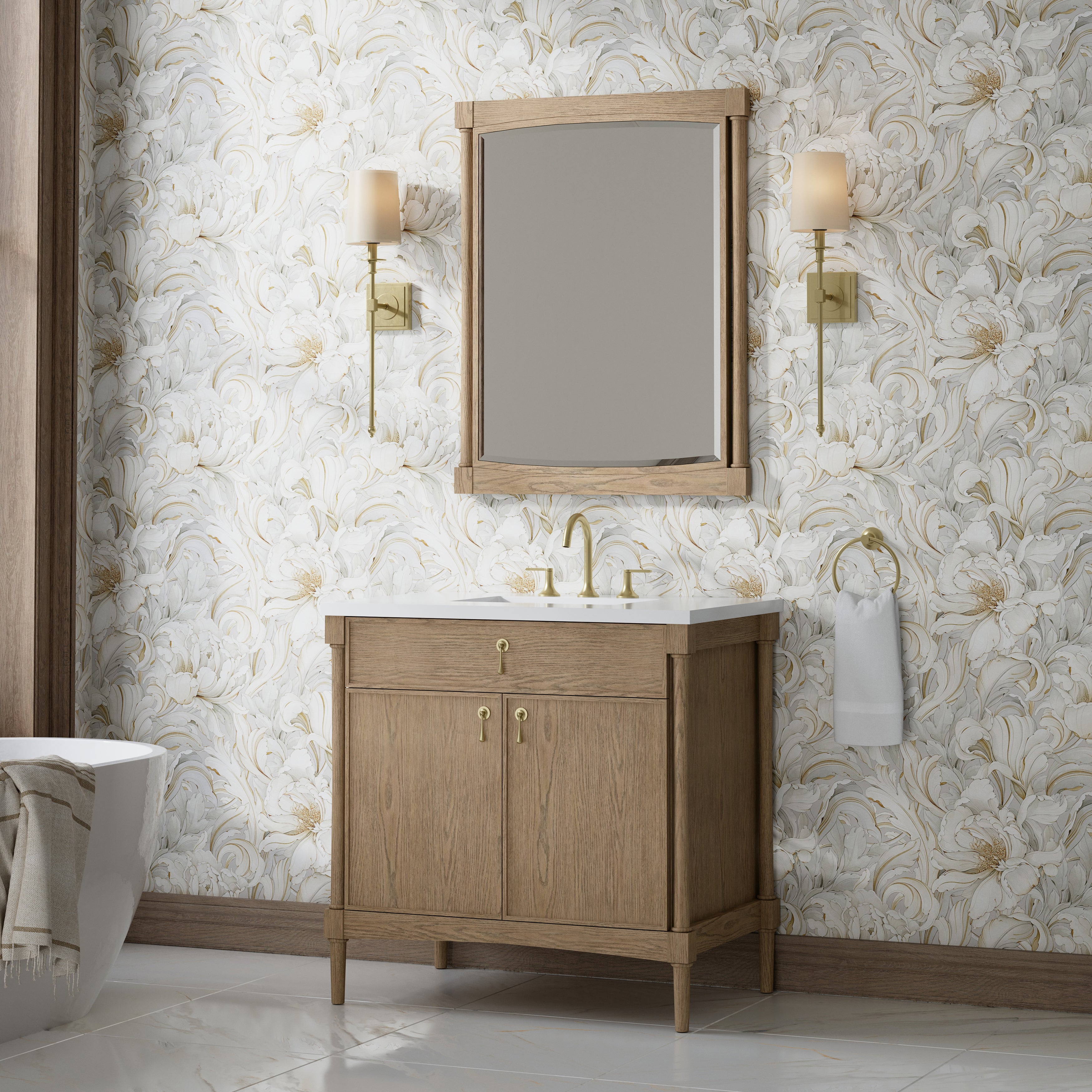 Kinnsden 36" Single Vanity - 3cm Stone Top