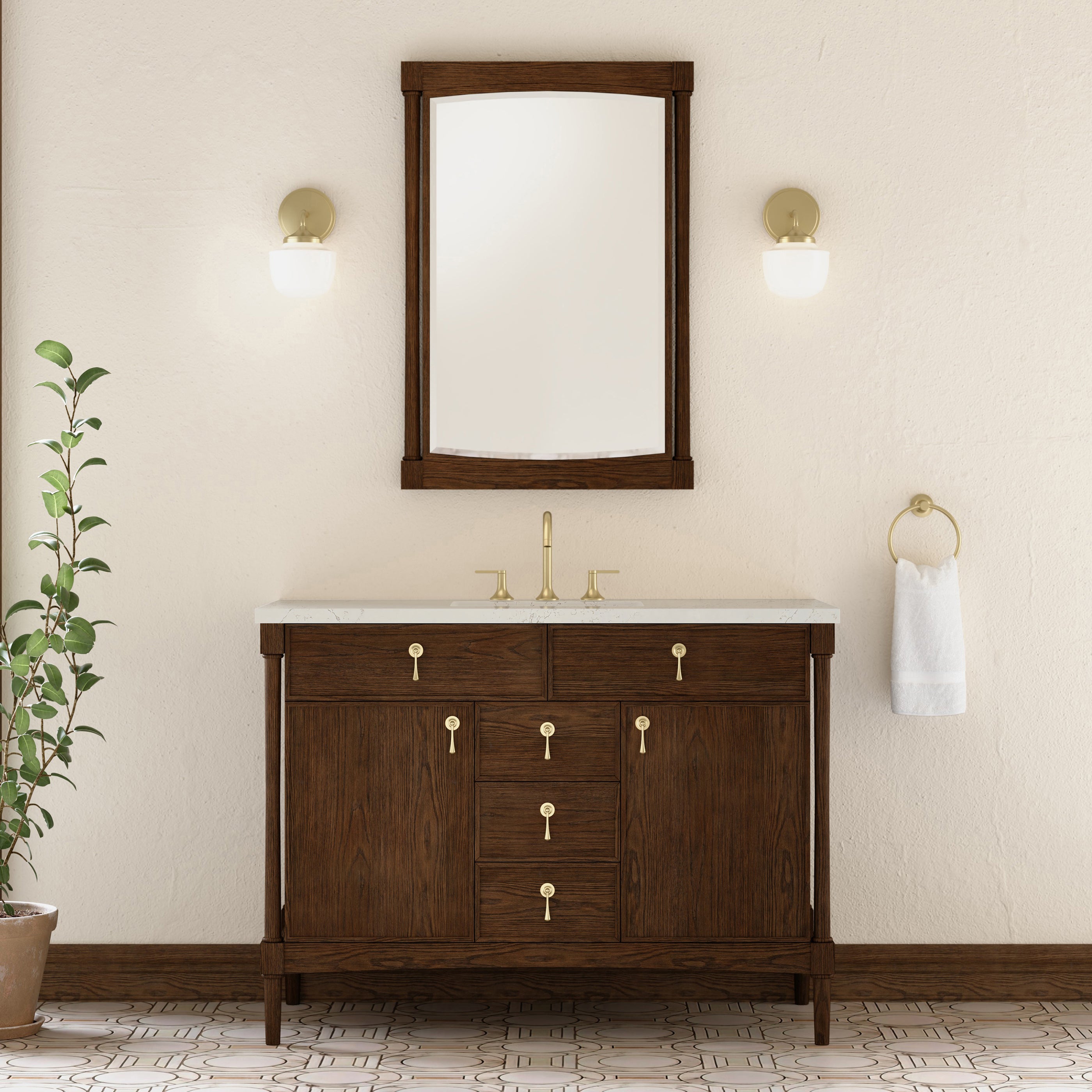Kinnsden 48" Single Vanity - 3cm Stone Top