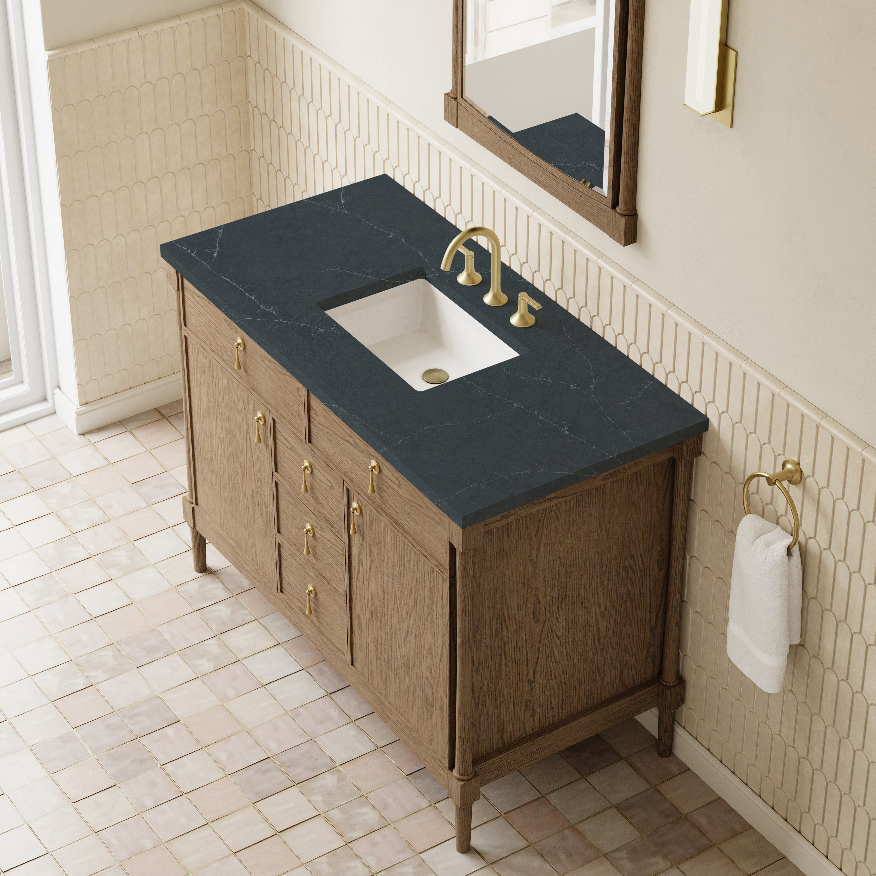 Kinnsden 48" Single Vanity - 3cm Stone Top