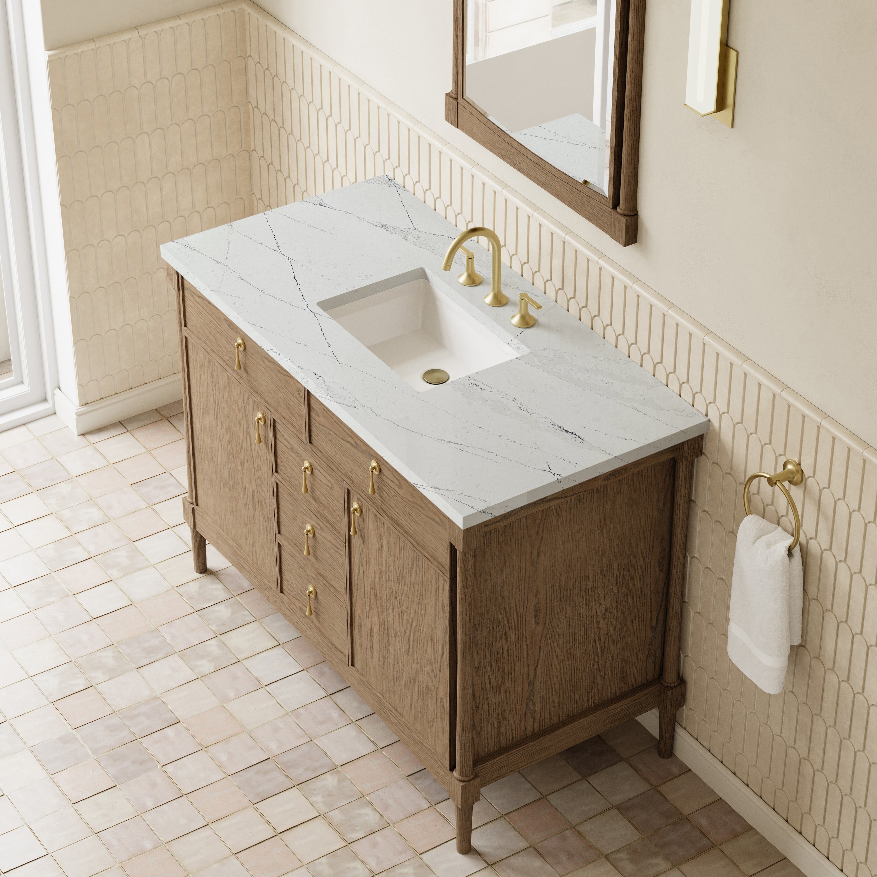 Kinnsden 48" Single Vanity - 3cm Stone Top