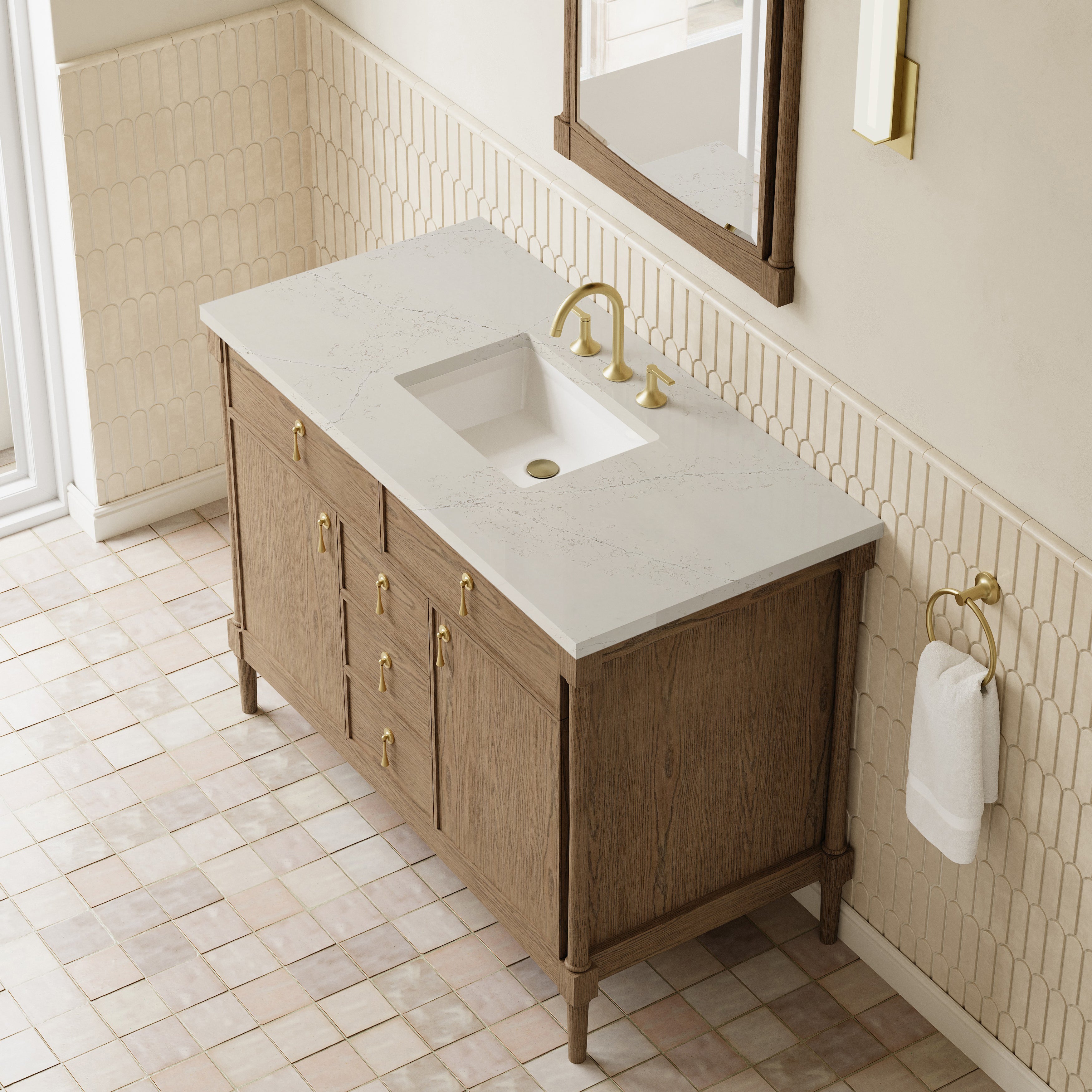 Kinnsden 48" Single Vanity - 3cm Stone Top