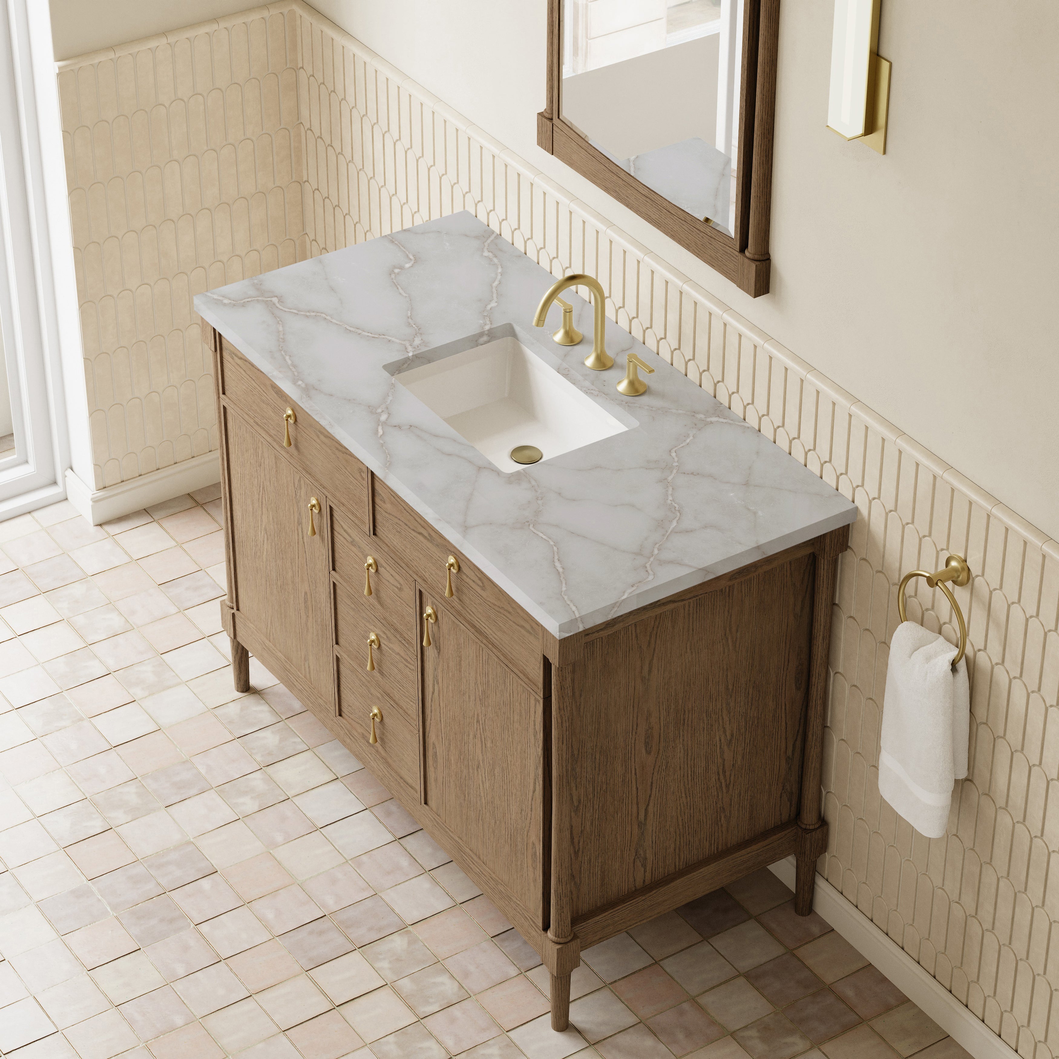 Kinnsden 48" Single Vanity - 3cm Stone Top