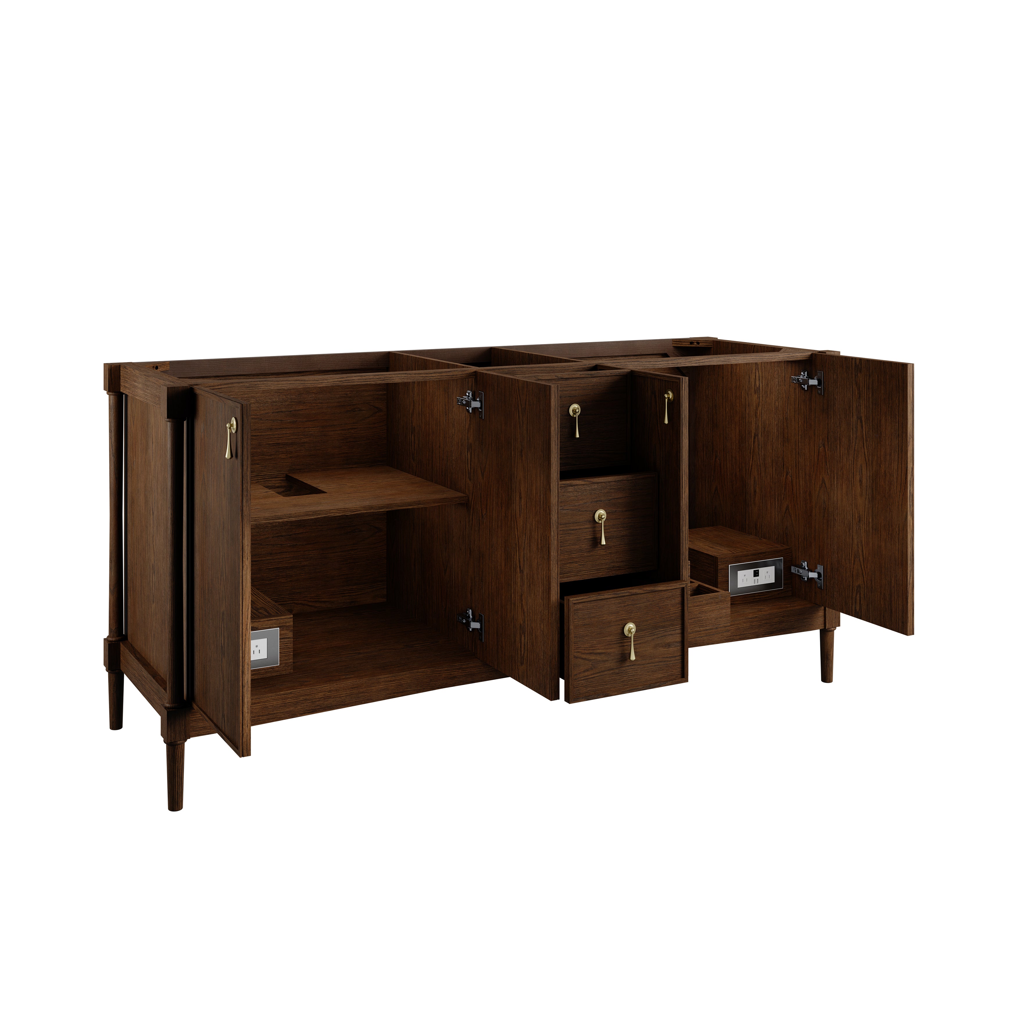 Kinnsden 72" Double Vanity - 3cm Stone Top