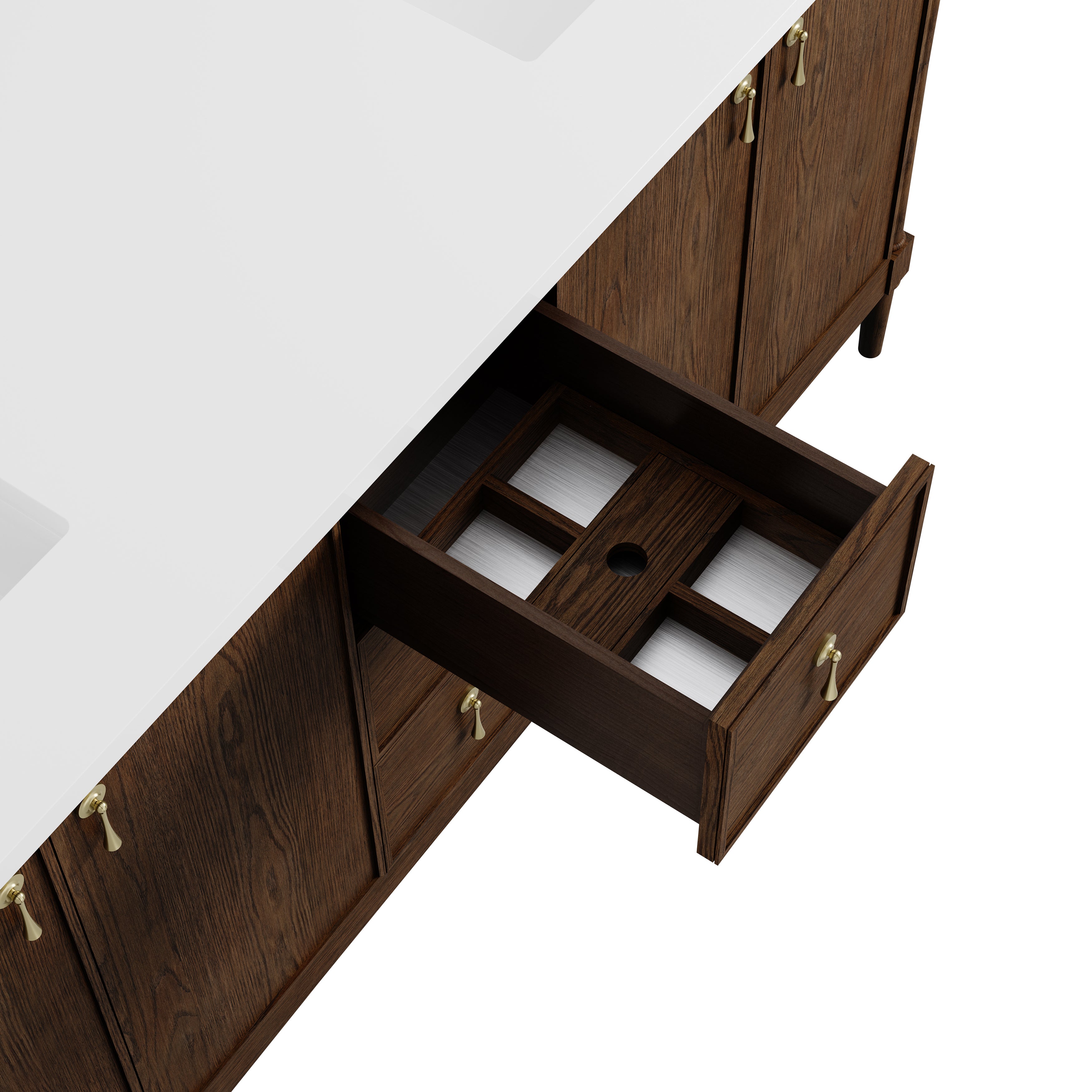 Kinnsden 72" Double Vanity - 3cm Stone Top
