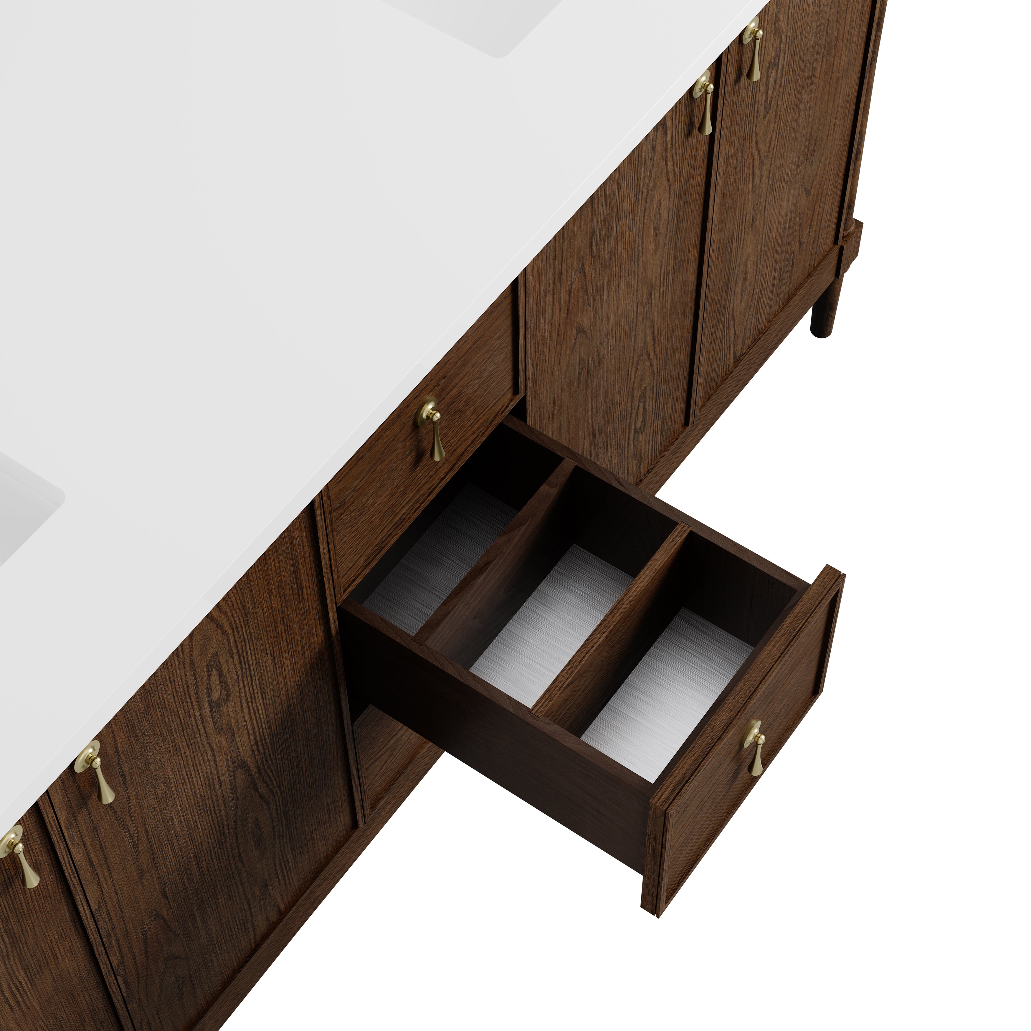 Kinnsden 72" Double Vanity - 3cm Stone Top
