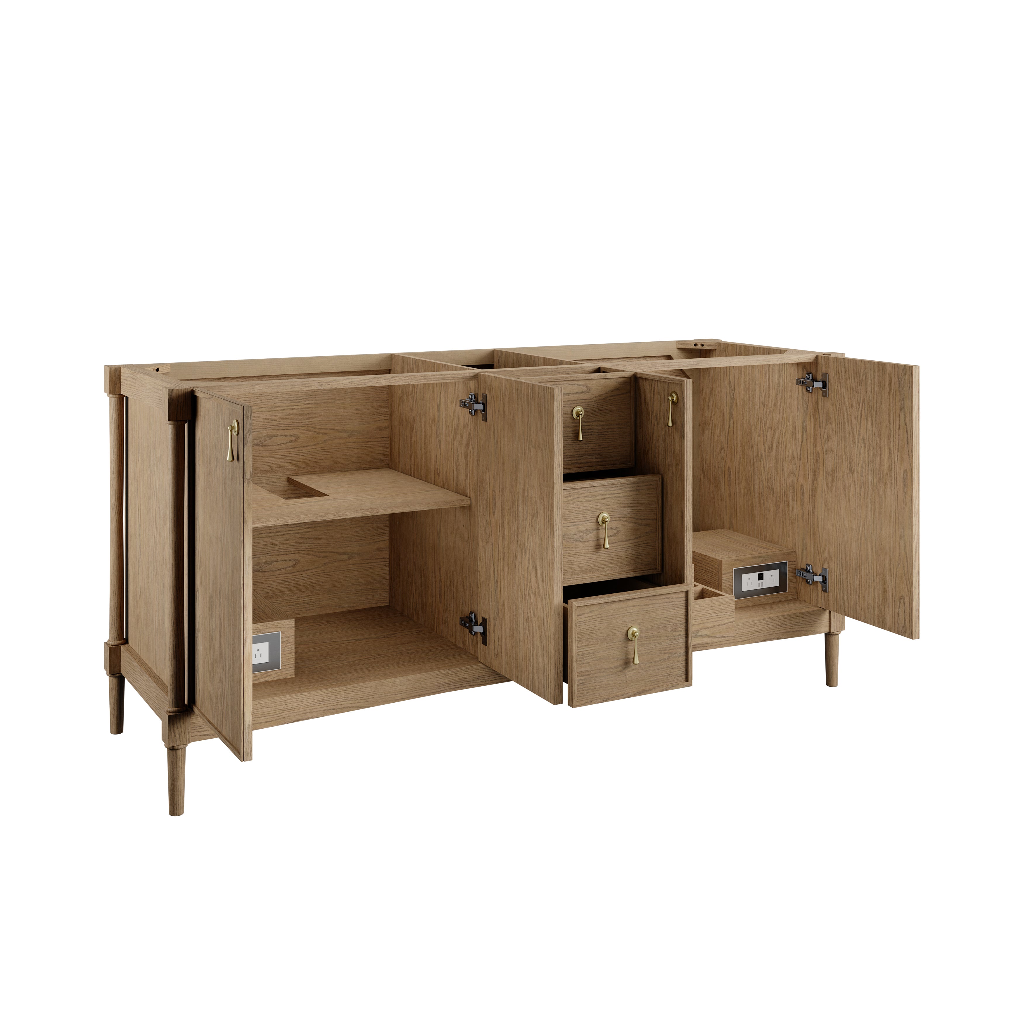Kinnsden 72" Double Vanity - 3cm Stone Top