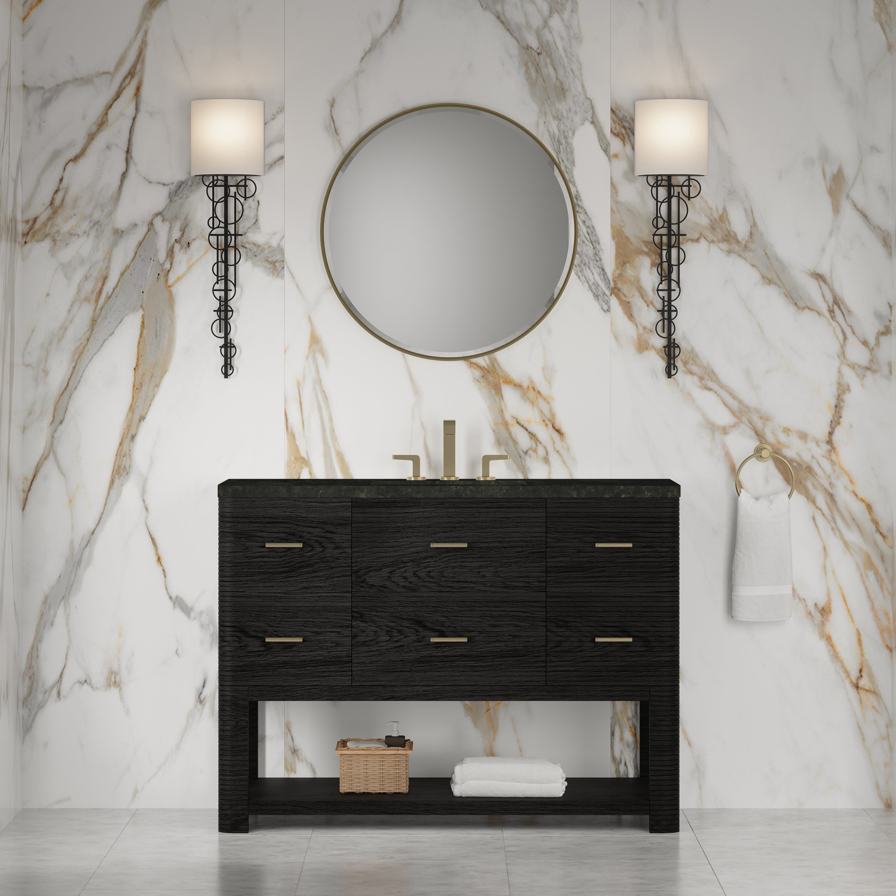 Lucian 48" Single Vanity - 3cm Stone Top