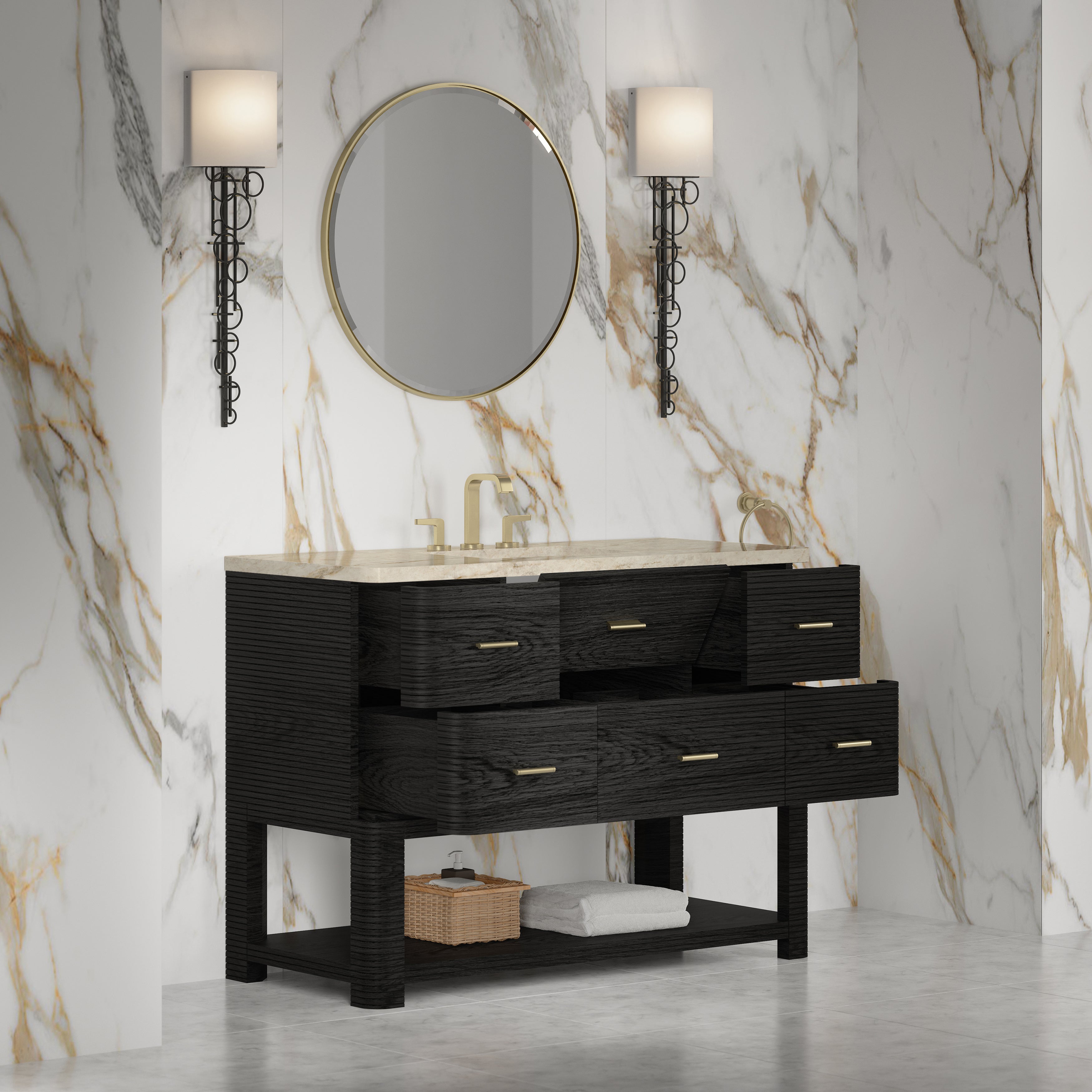 Lucian 48" Single Vanity - 3cm Stone Top