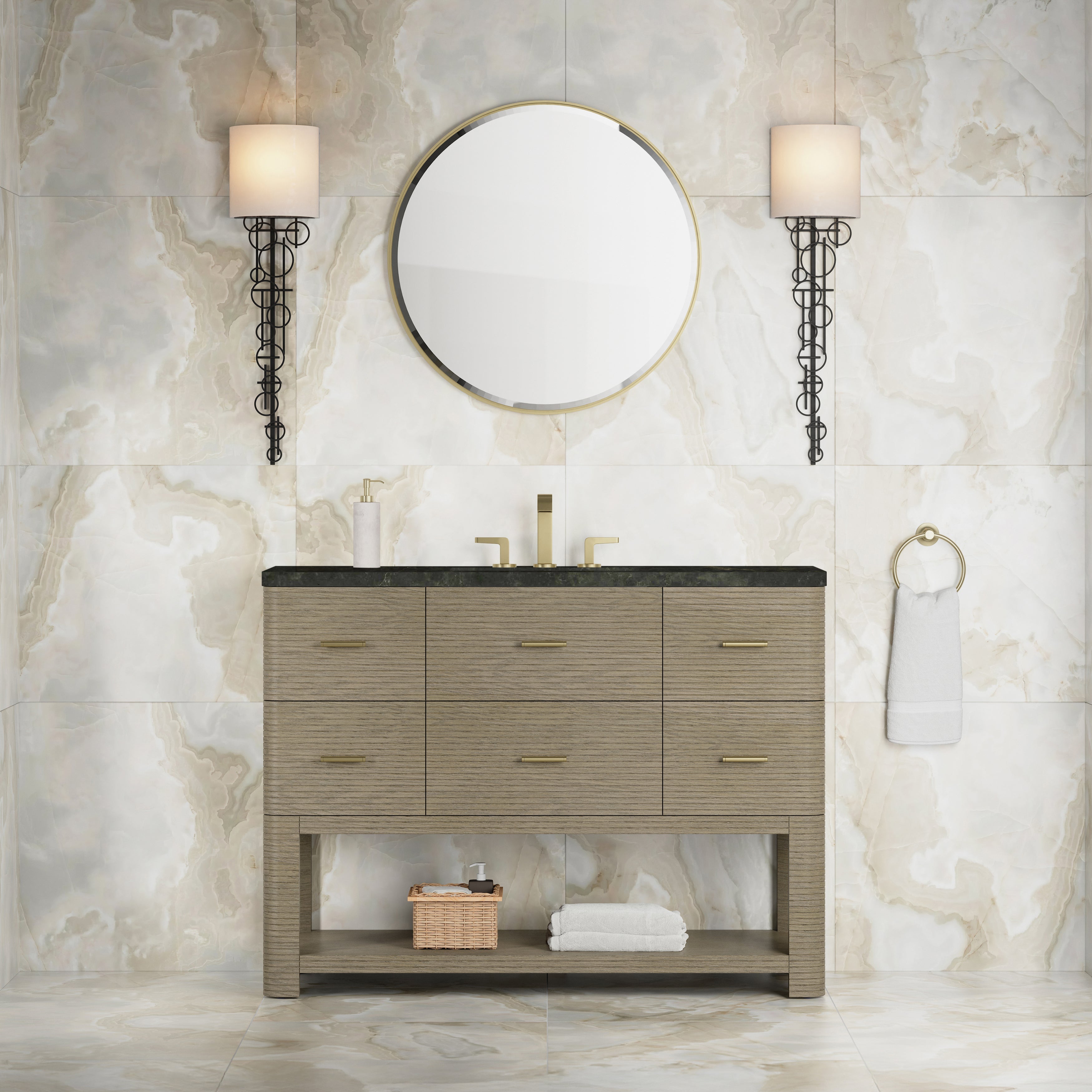Lucian 48" Single Vanity - 3cm Stone Top