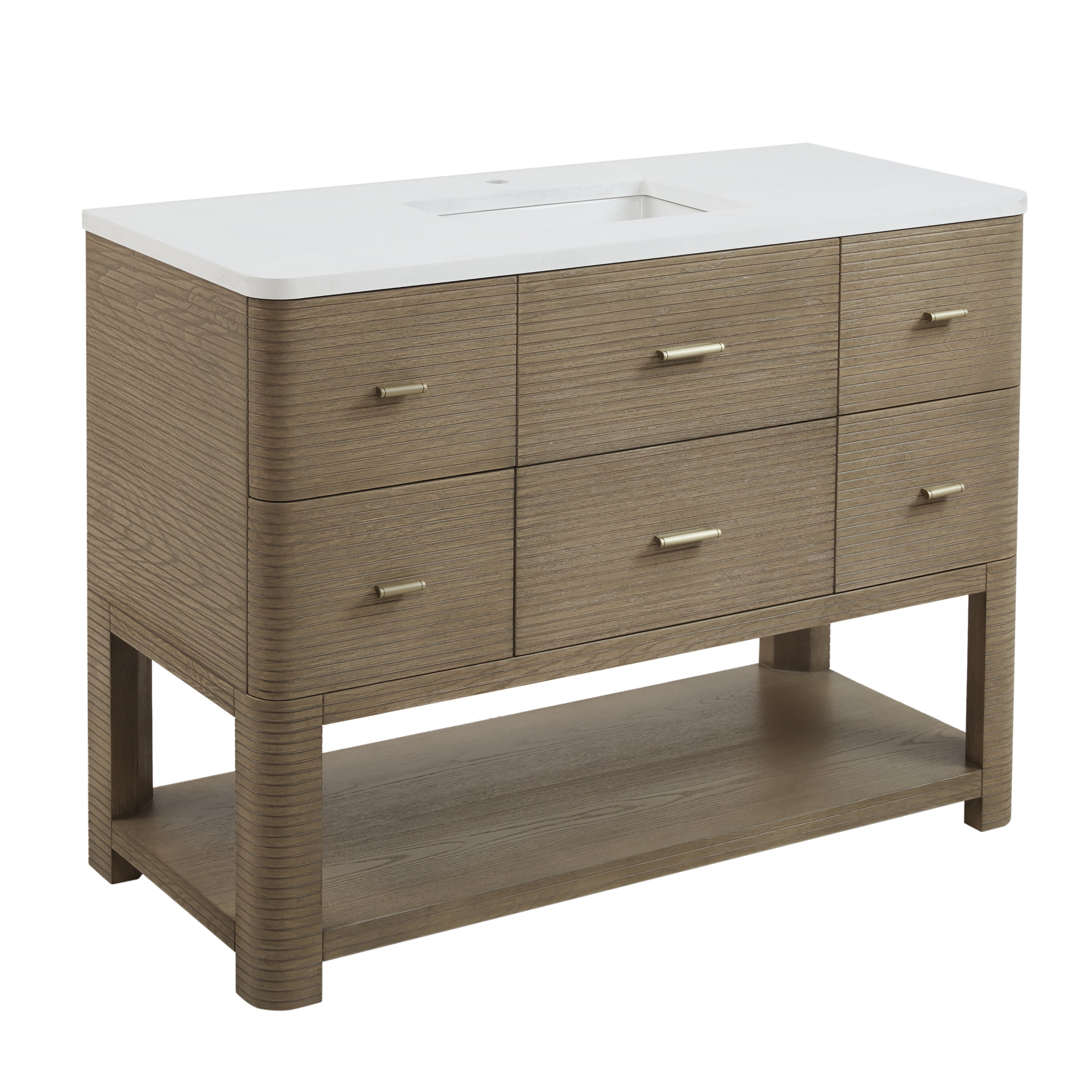 Lucian 48" Single Vanity - 3cm Stone Top