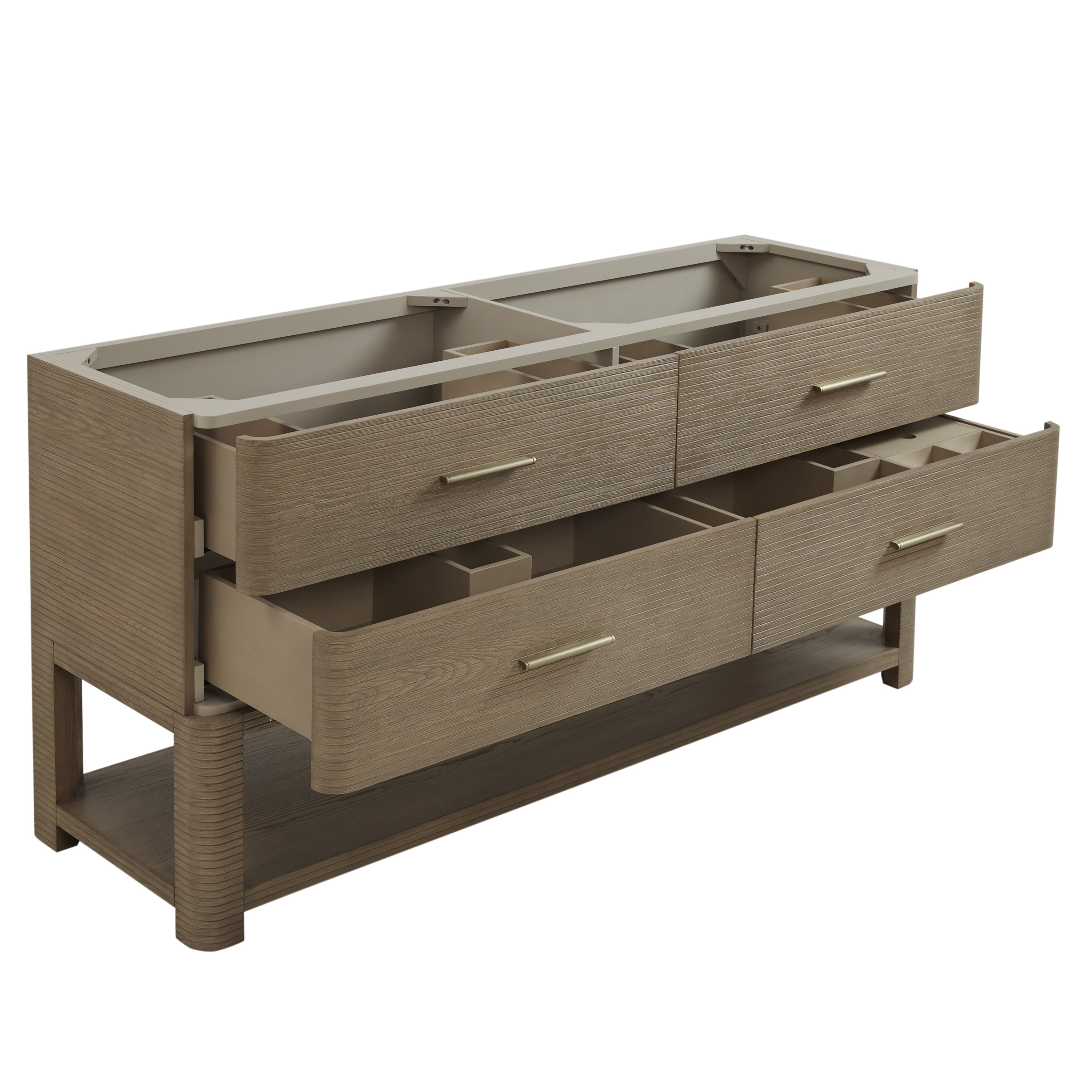 Lucian 72" Double Vanity - 3cm Stone Top