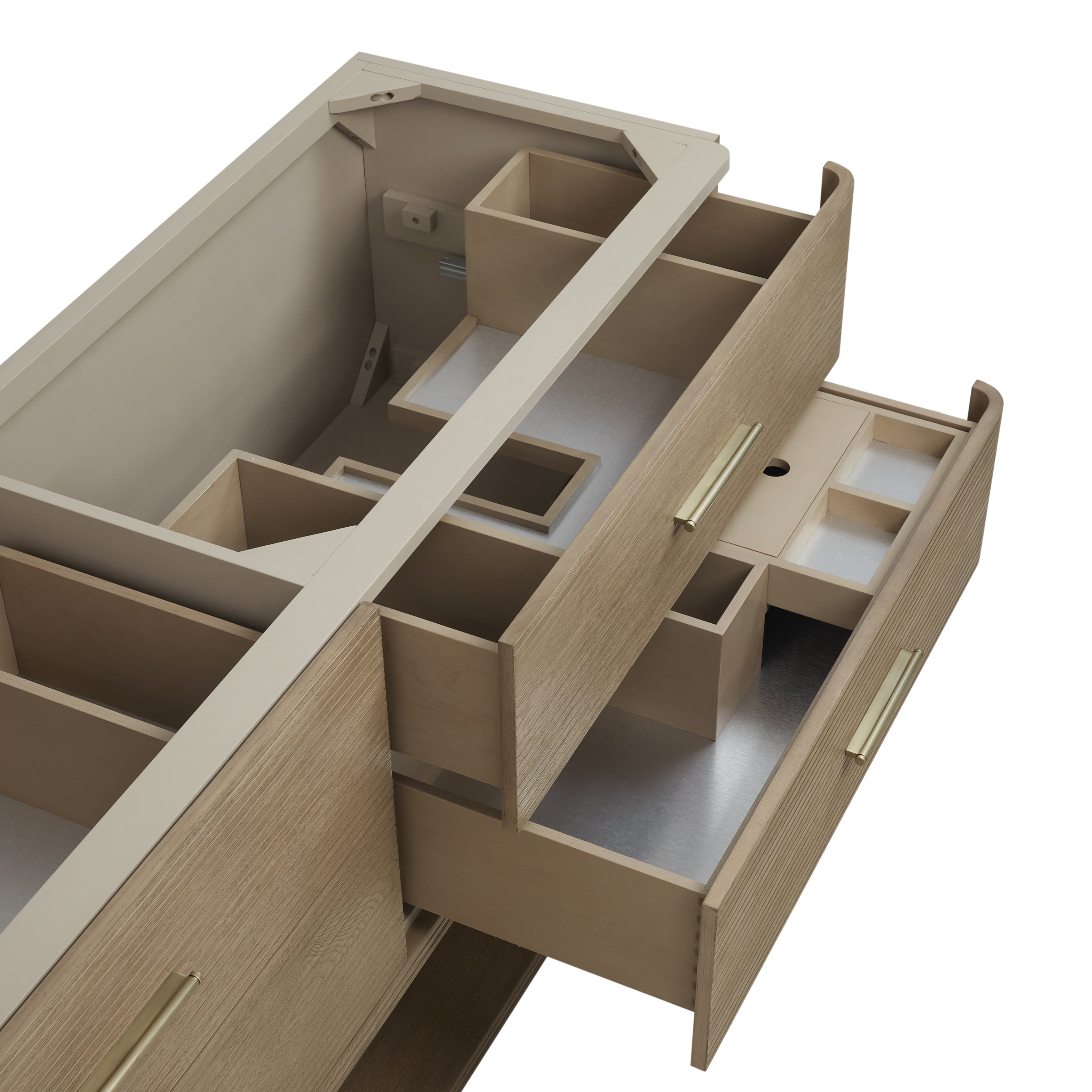 Lucian 72" Double Vanity - 3cm Stone Top