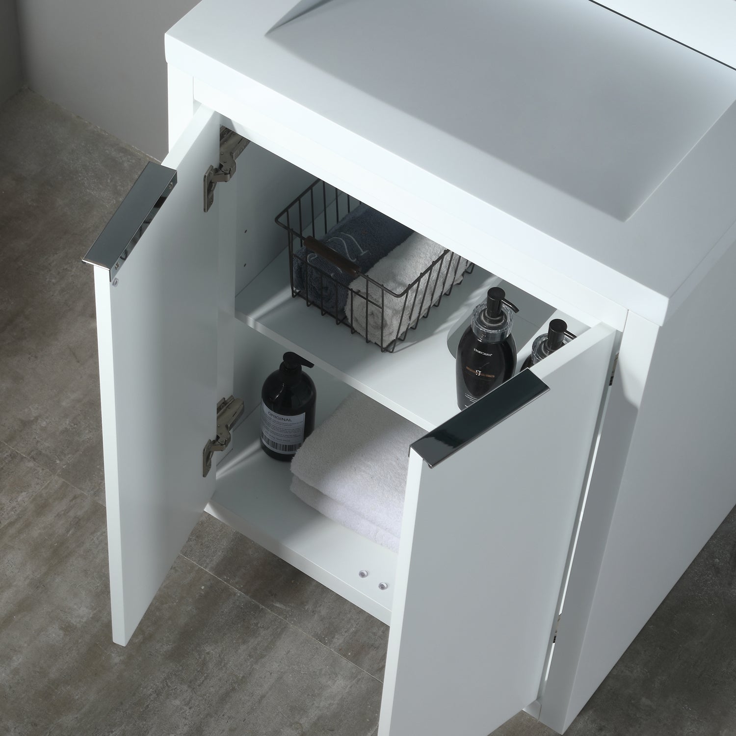 Hudson 25" Vanity - Integrated Infinity Top