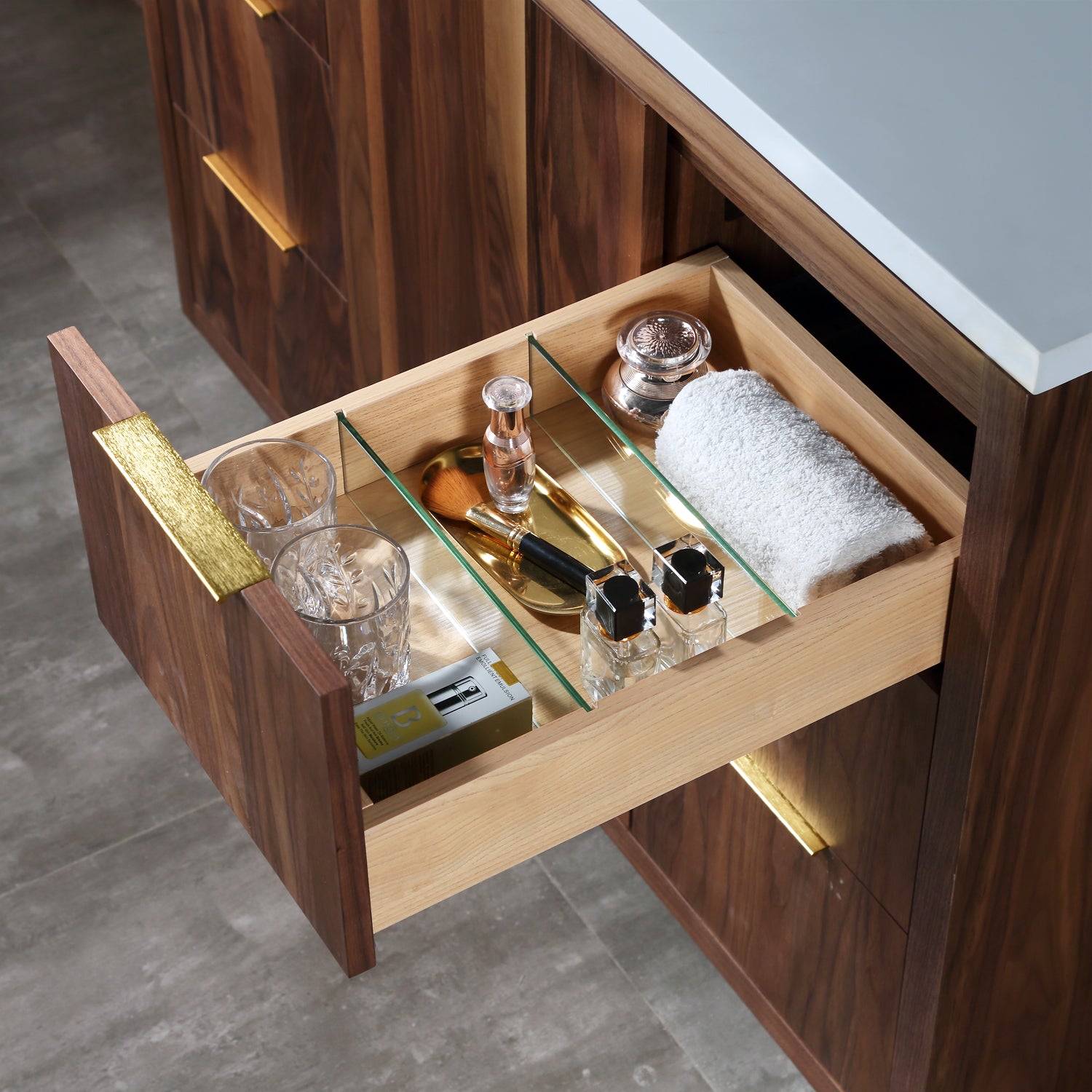 Hudson 49" Vanity - Integrated Rectangular Top