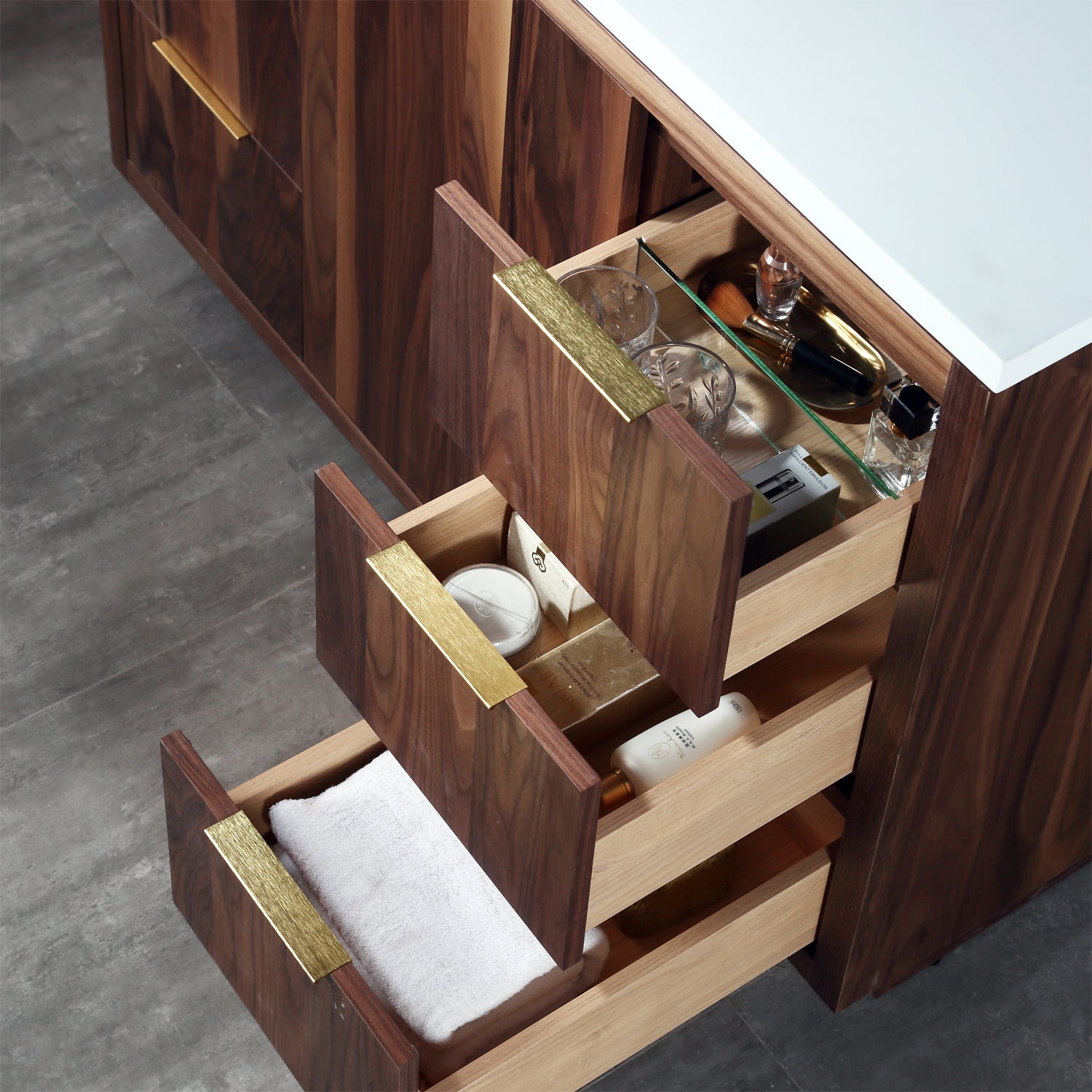 Hudson 49" Vanity - Integrated Rectangular Top