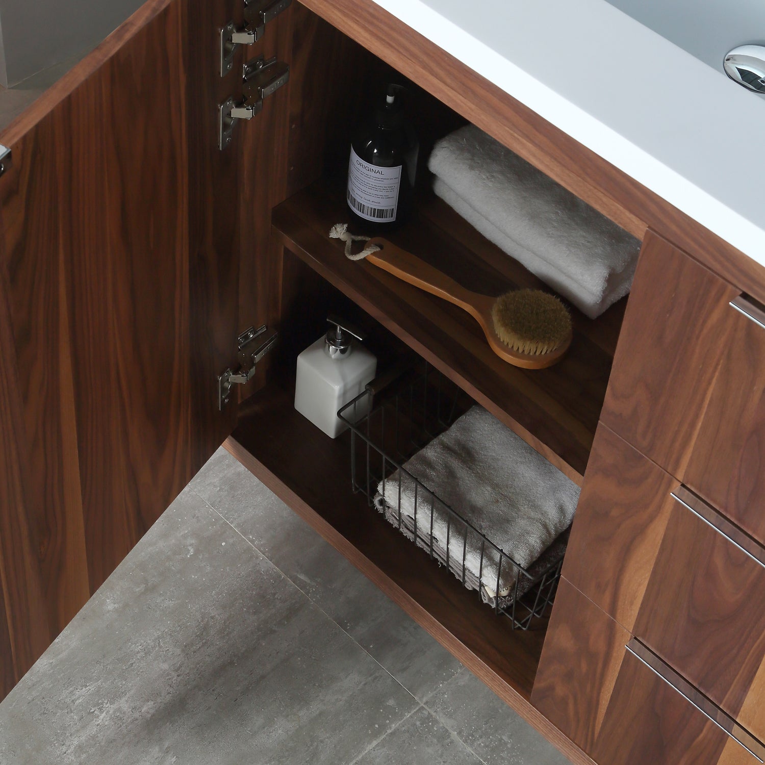 Hudson 37" Vanity - Integrated Infinity Top