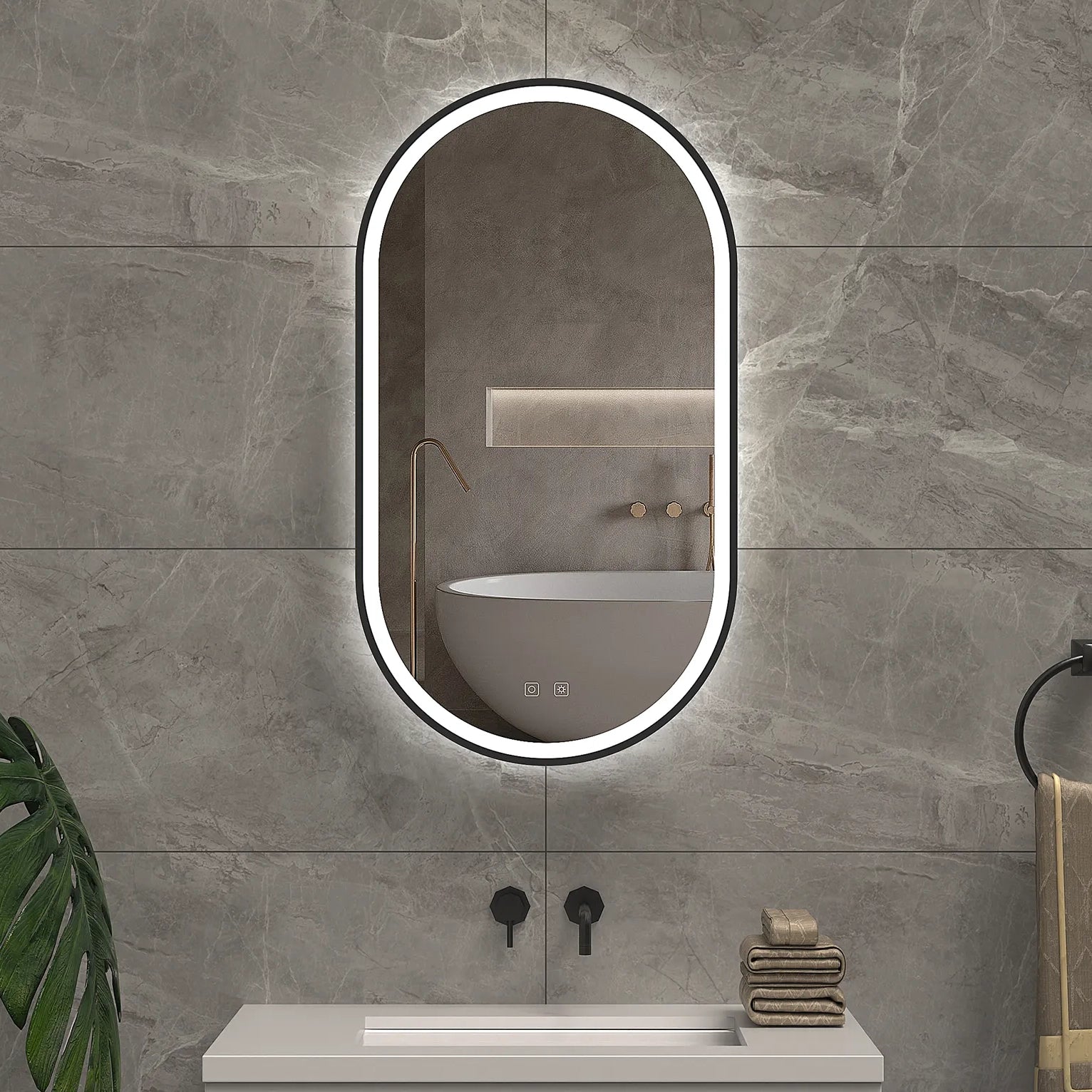Kiara 20" Lighted Mirror