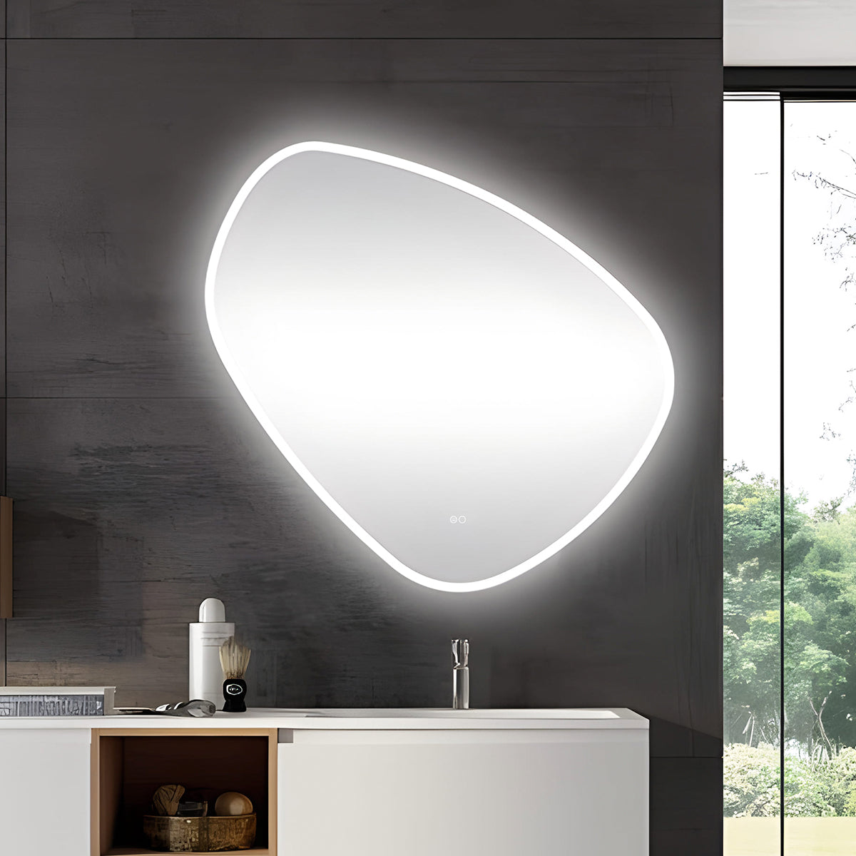 Cloud Lighted Mirror