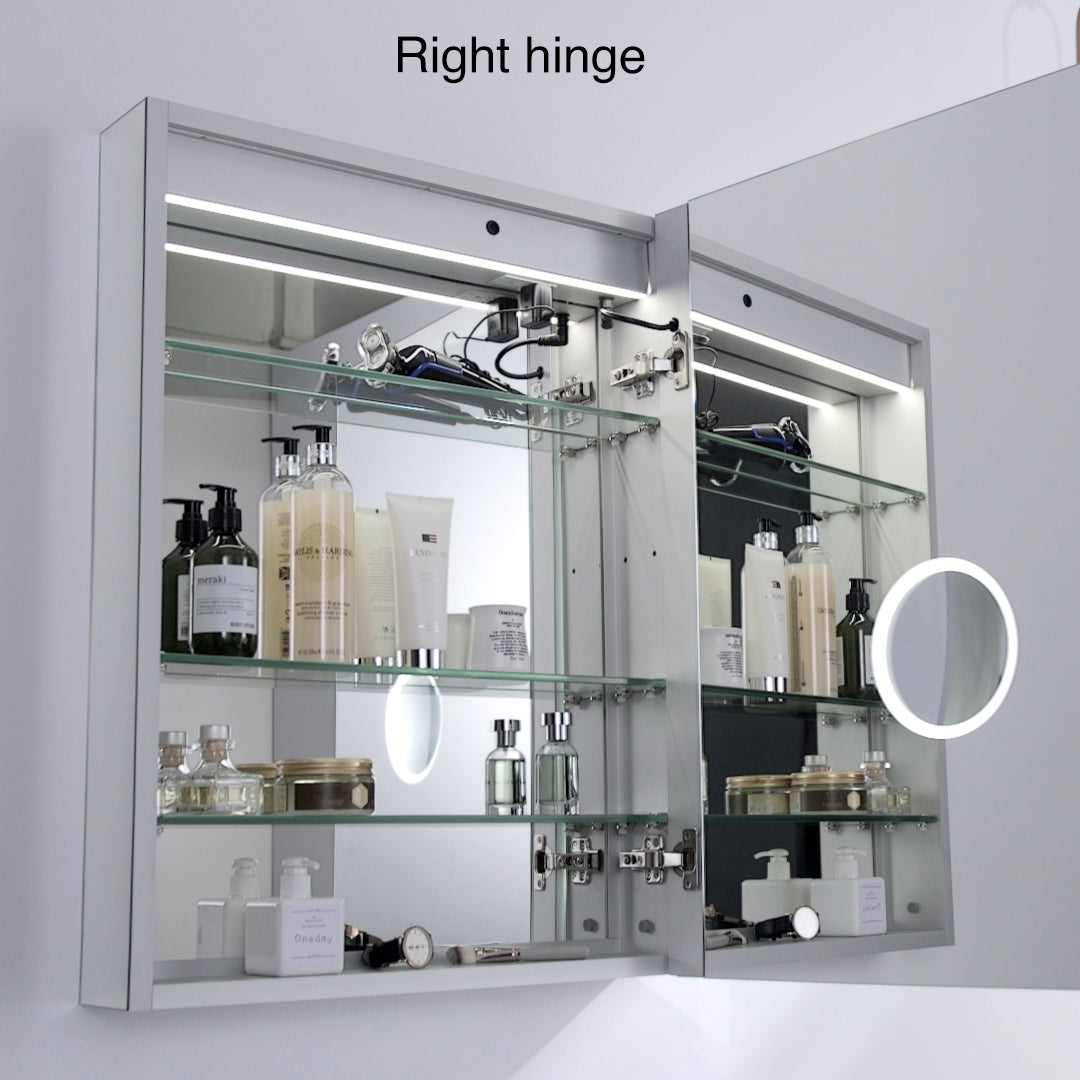 Lighted Mirror Cabinet 24"