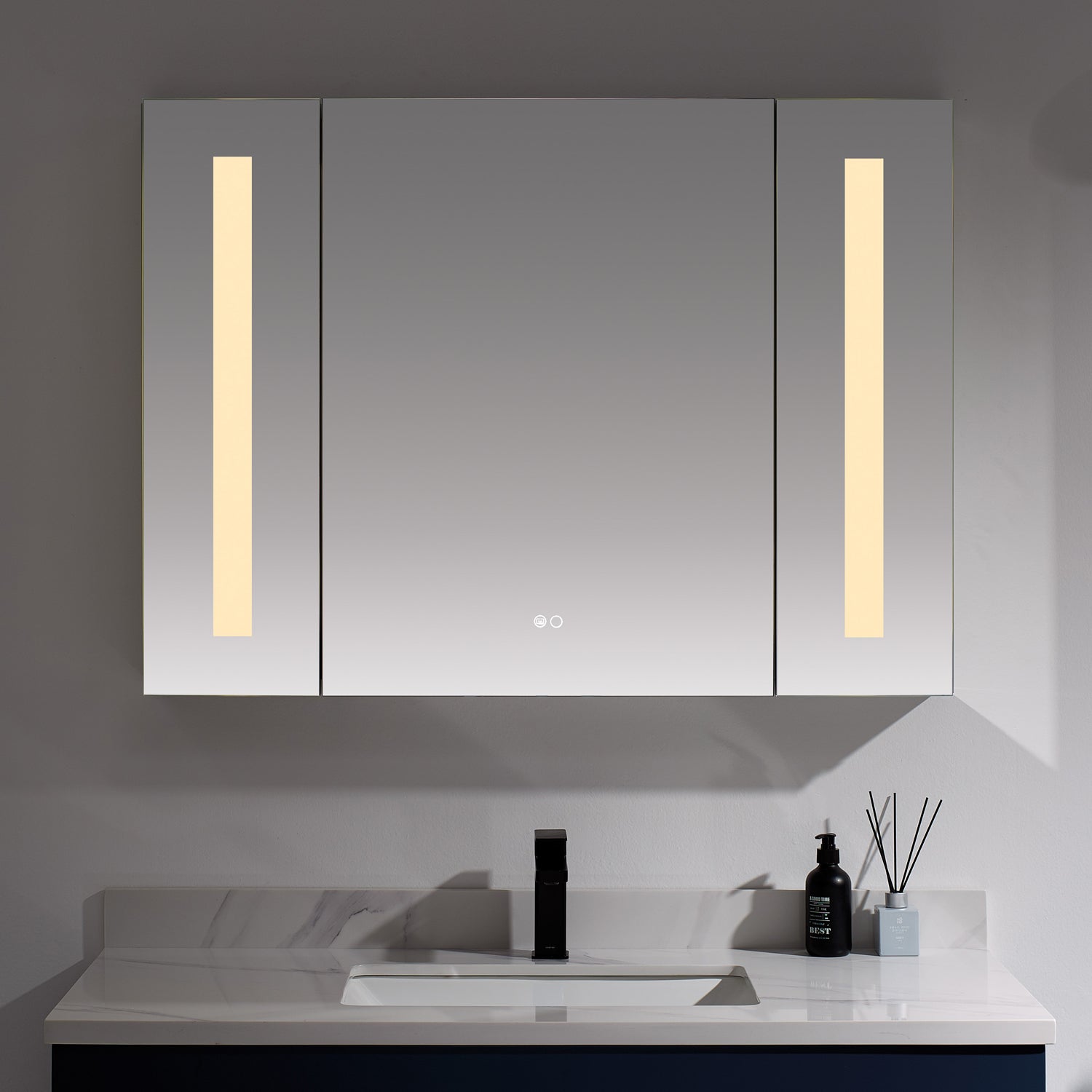 Lighted Mirror Cabinet 42"