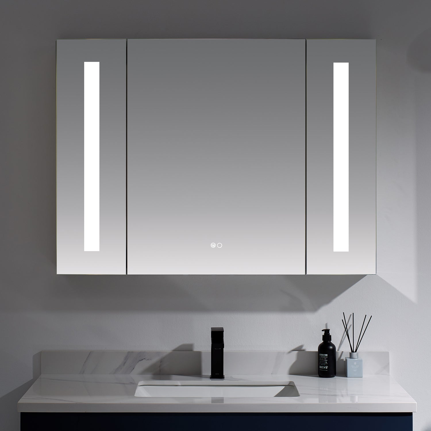 Lighted Mirror Cabinet 42"
