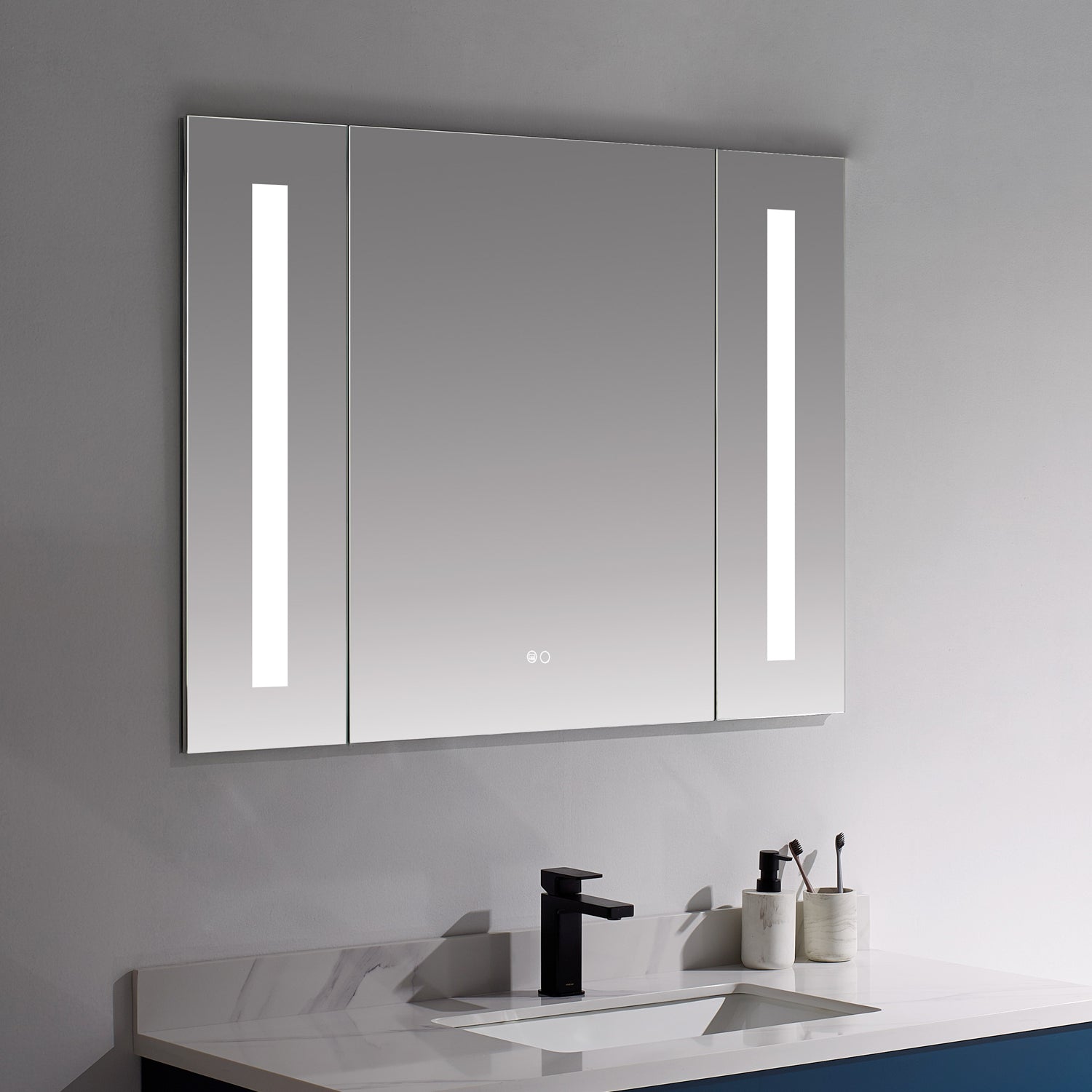 Lighted Mirror Cabinet 42"