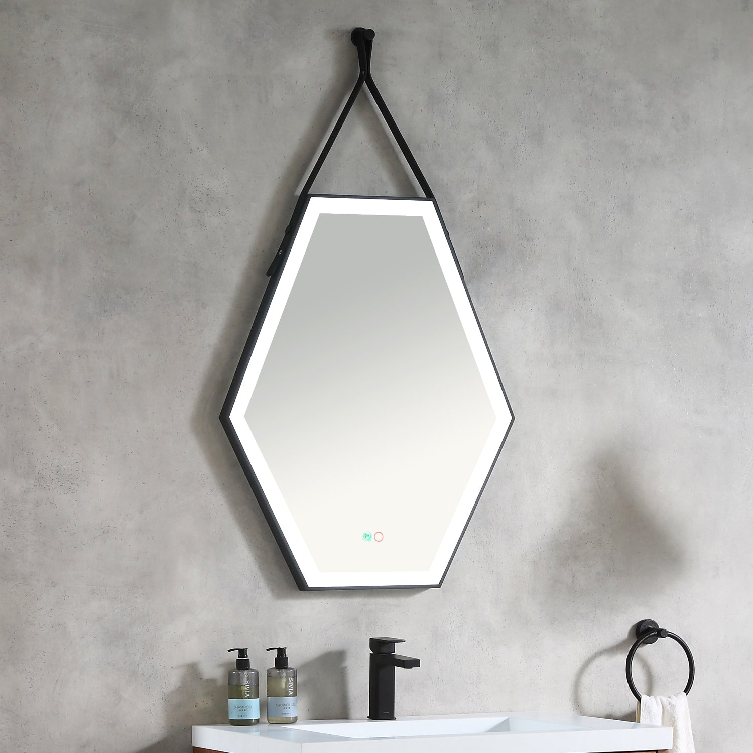 Bohemian Lighted Mirror 26"