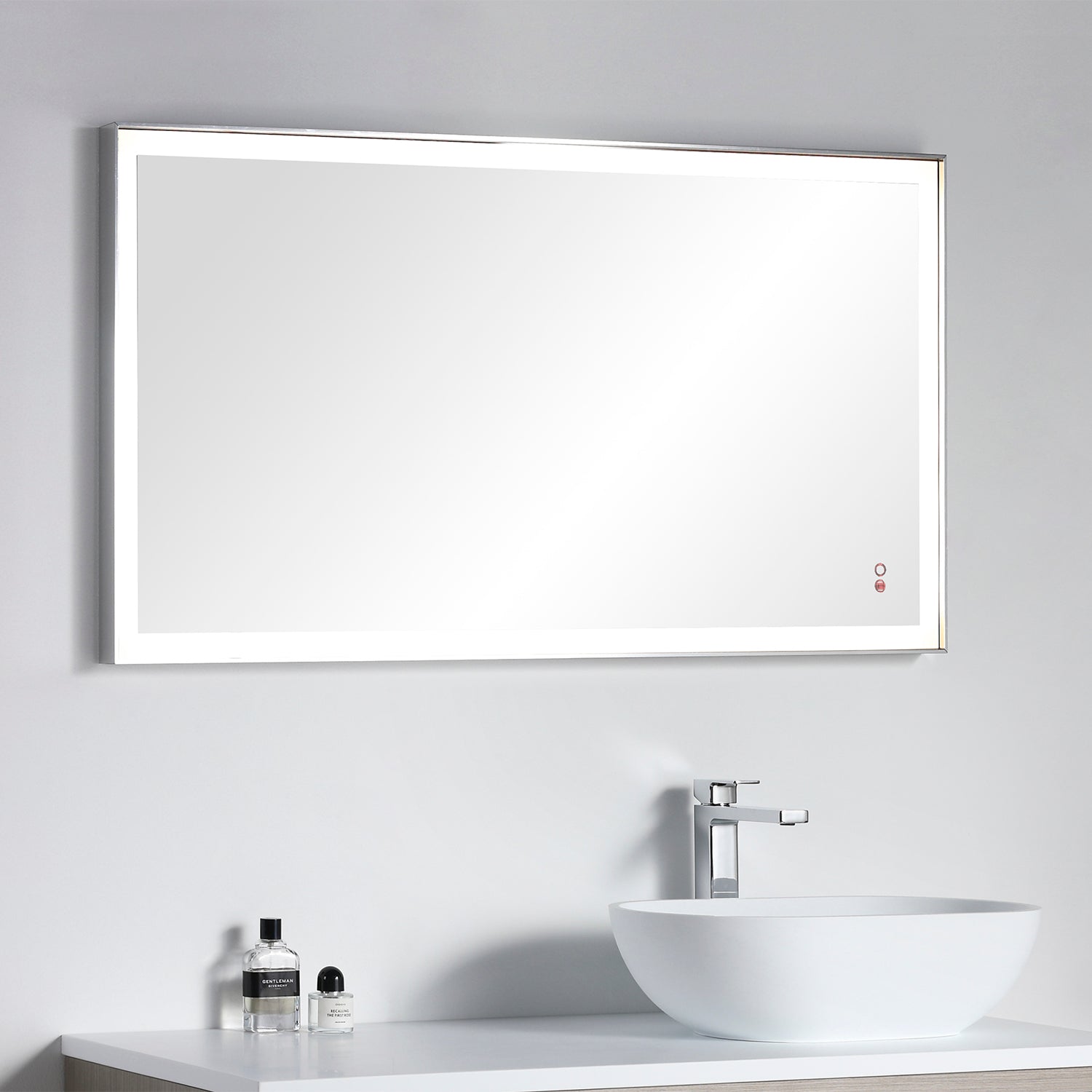 Collins Lighted Mirror with Frame