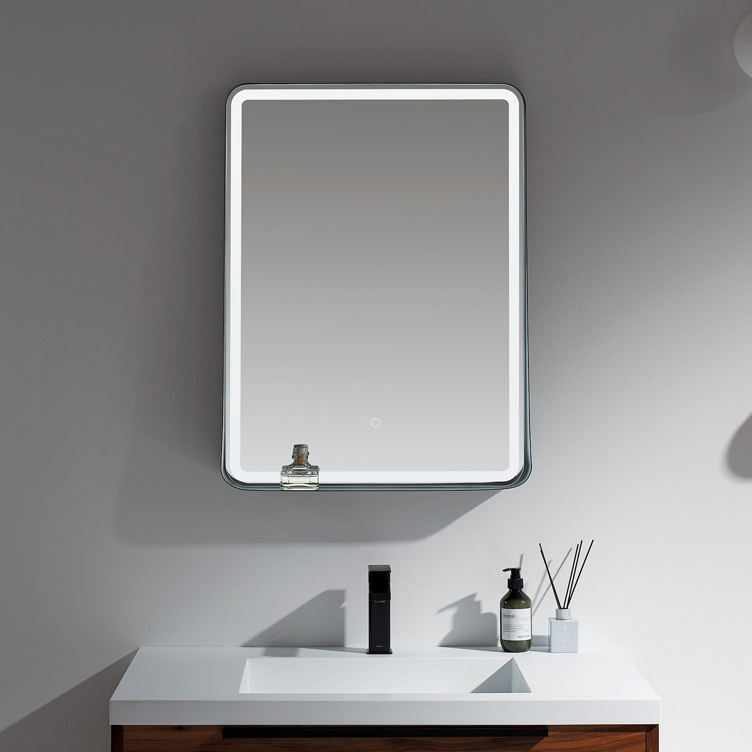 Titan Lighted Mirror 24" with Shelf