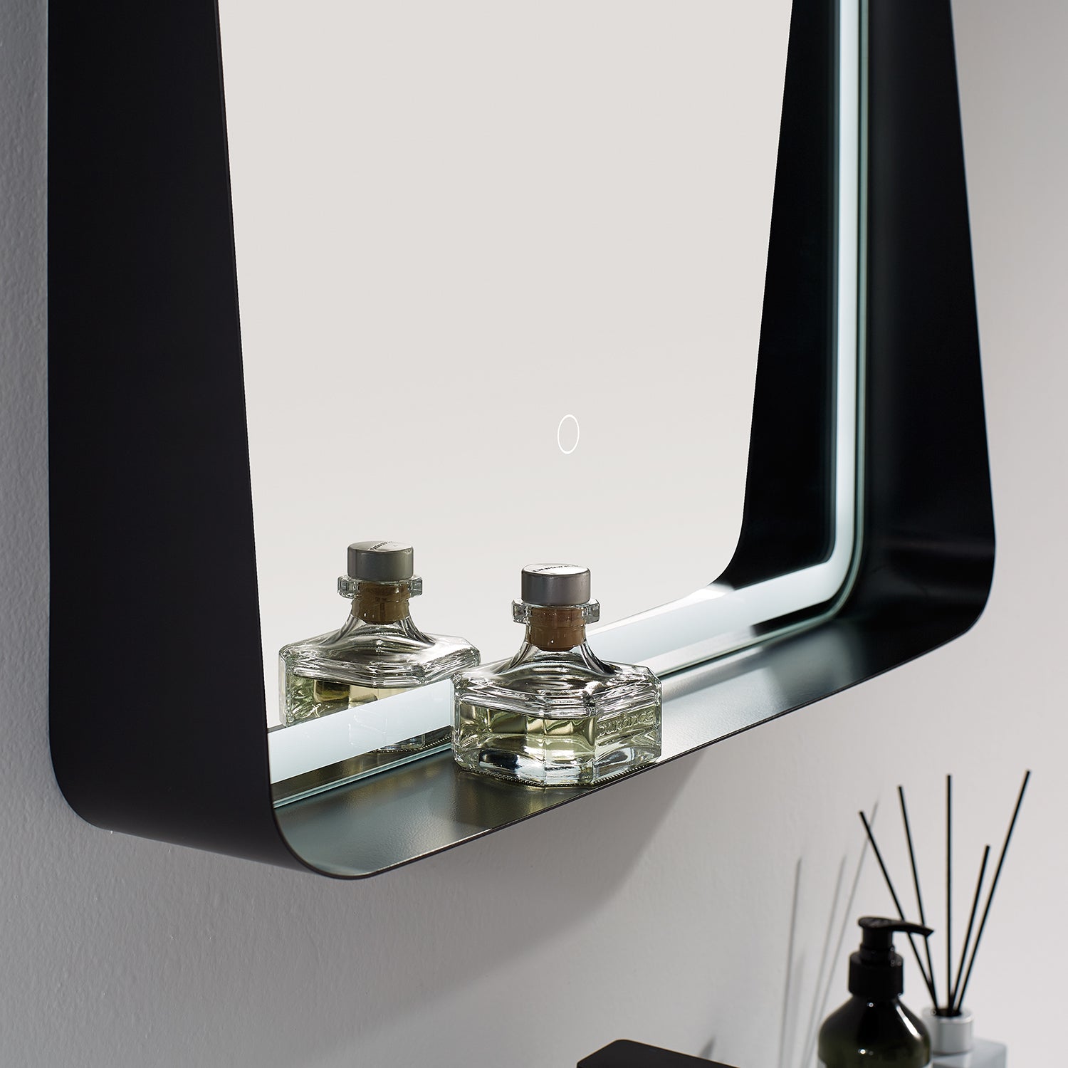 Titan Lighted Mirror 24" with Shelf