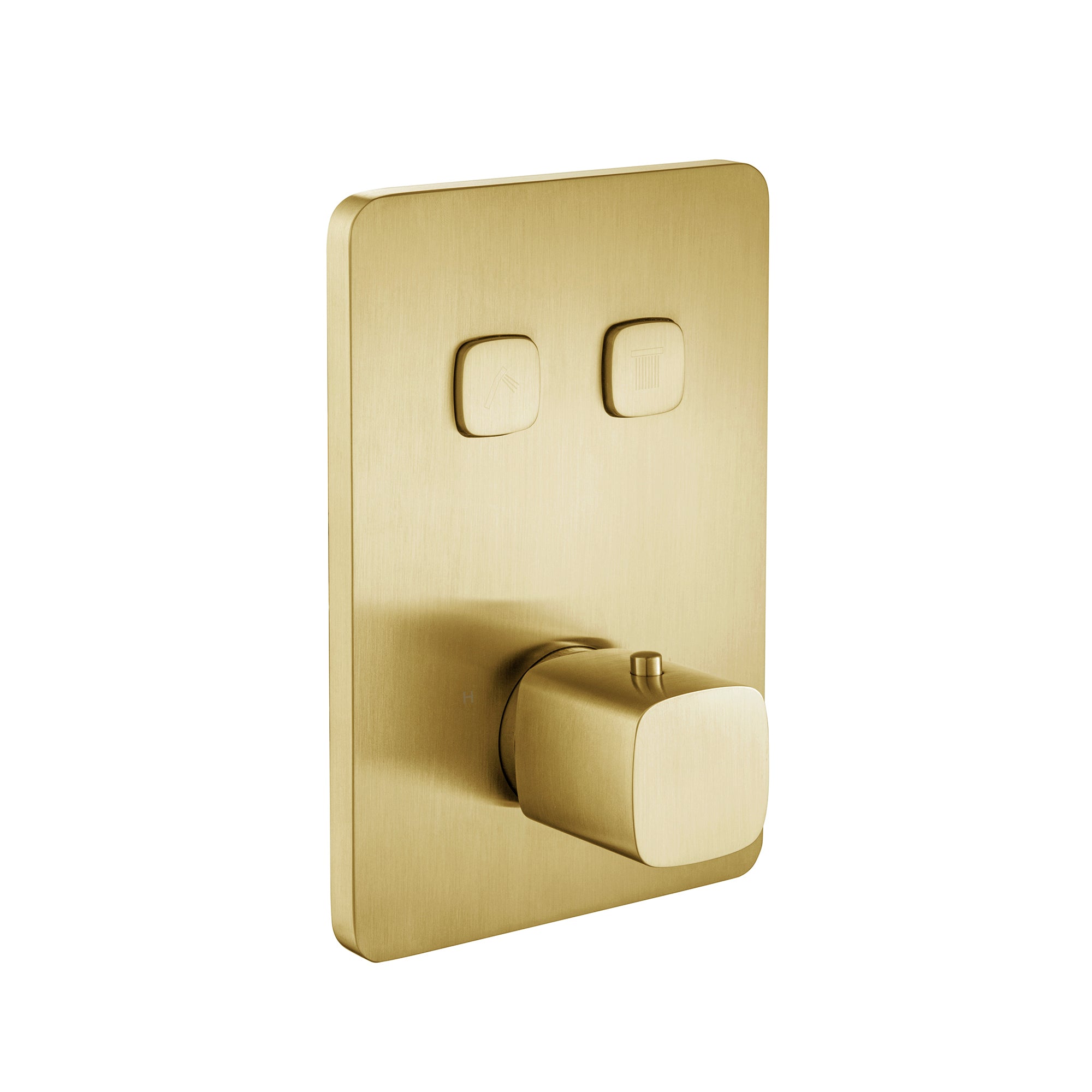 Two-Way Push Thermostatic Valve & Trim Set