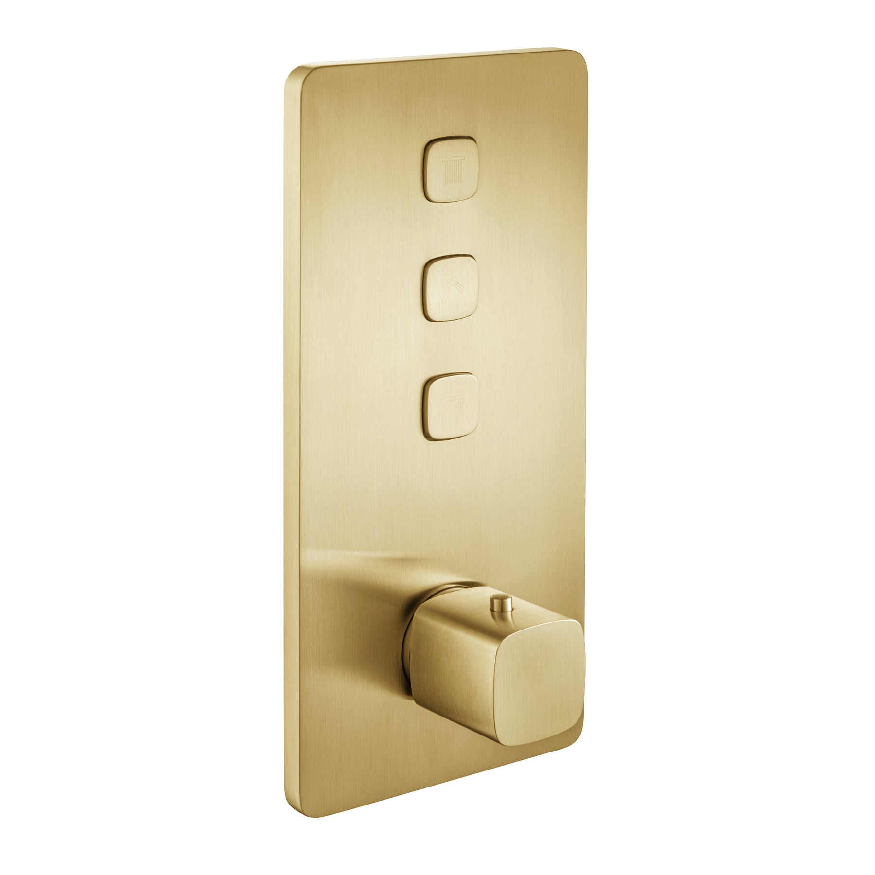 Three-Way Push Thermostatic Valve & Trim Set
