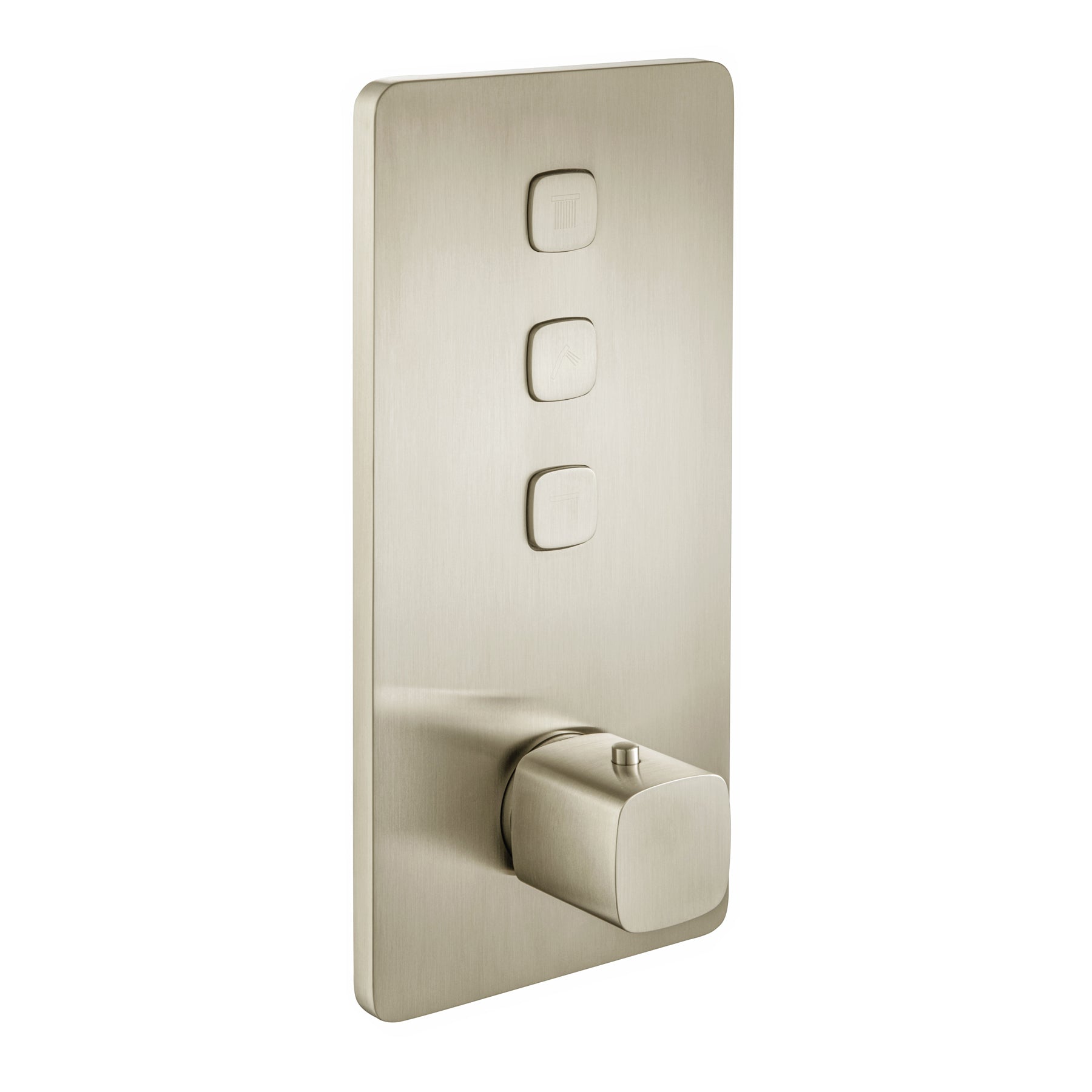 Three-Way Push Thermostatic Valve & Trim Set