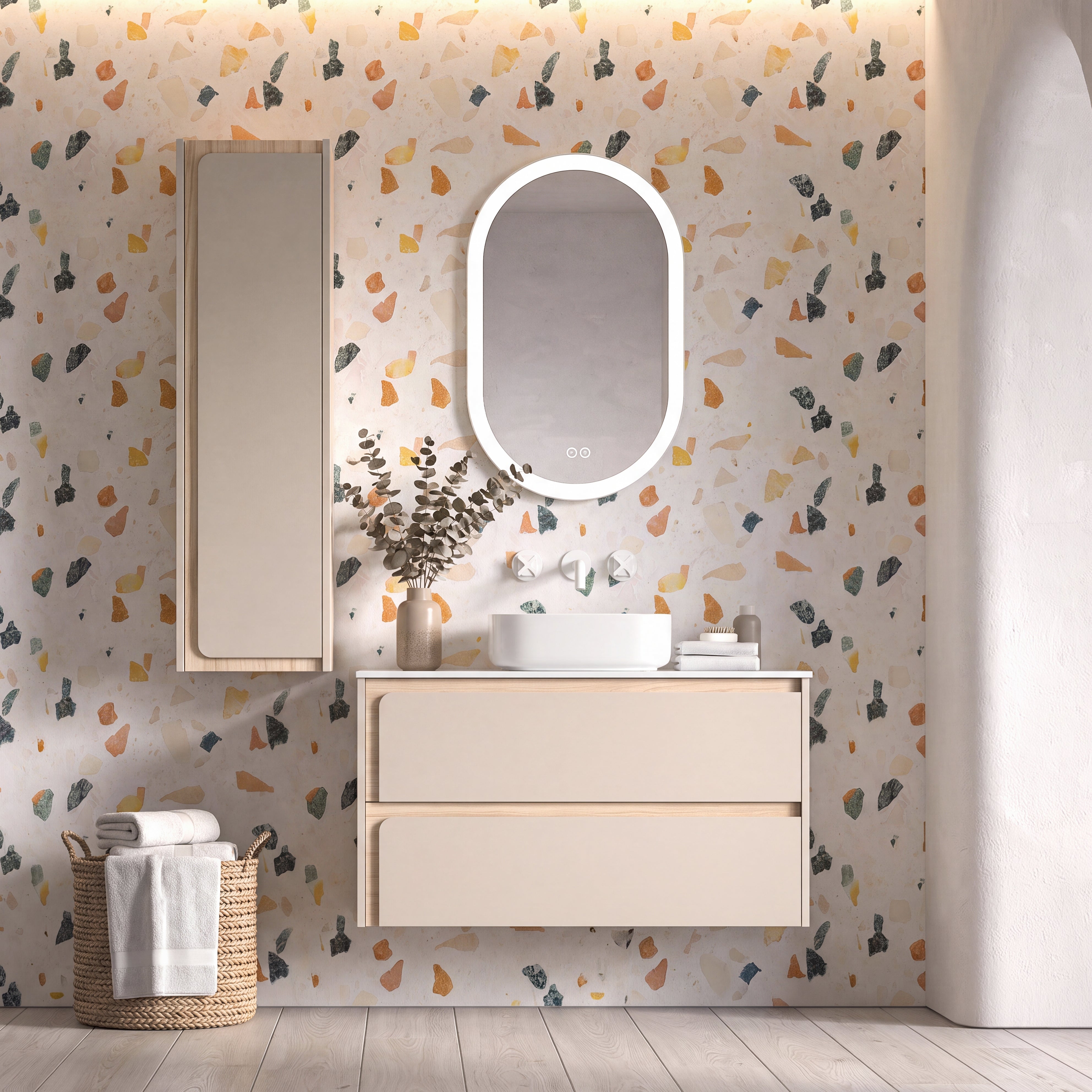 Indico 40" Vanity - Compatech Top & Vessel Sink