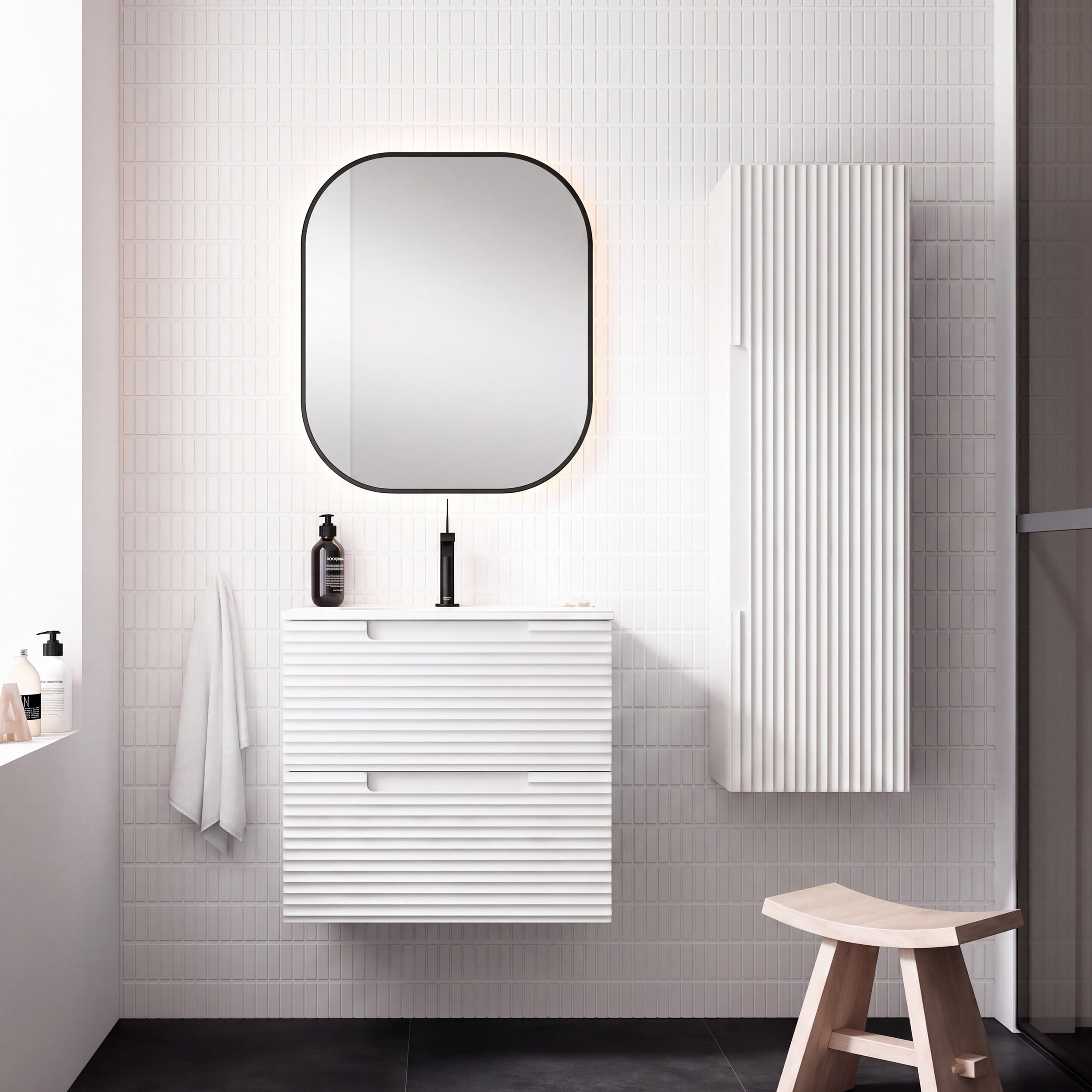 Kyoto 24" Vanity - Hasvik Mineral Basin