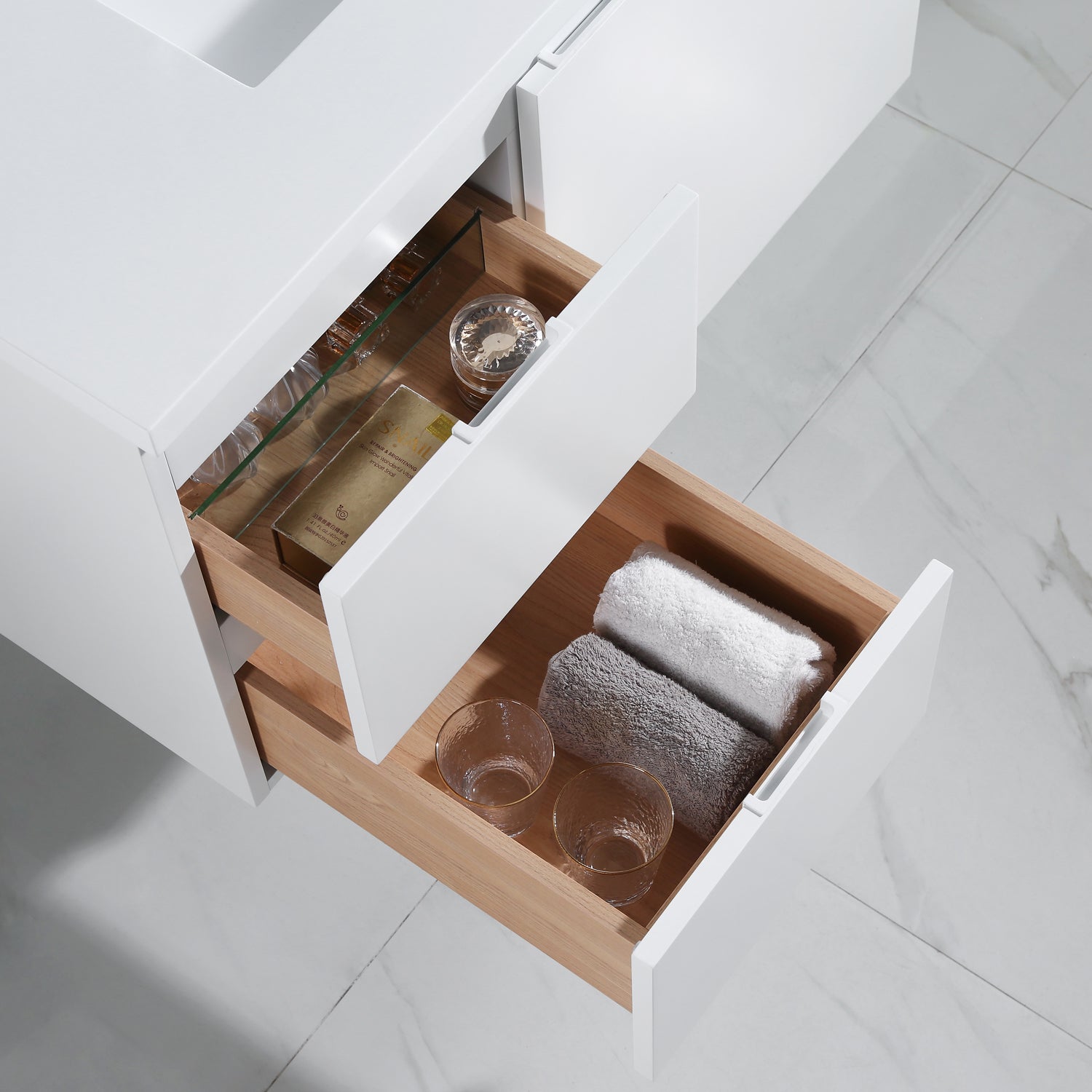 Logan 37" Vanity - Integrated Rectangular Top