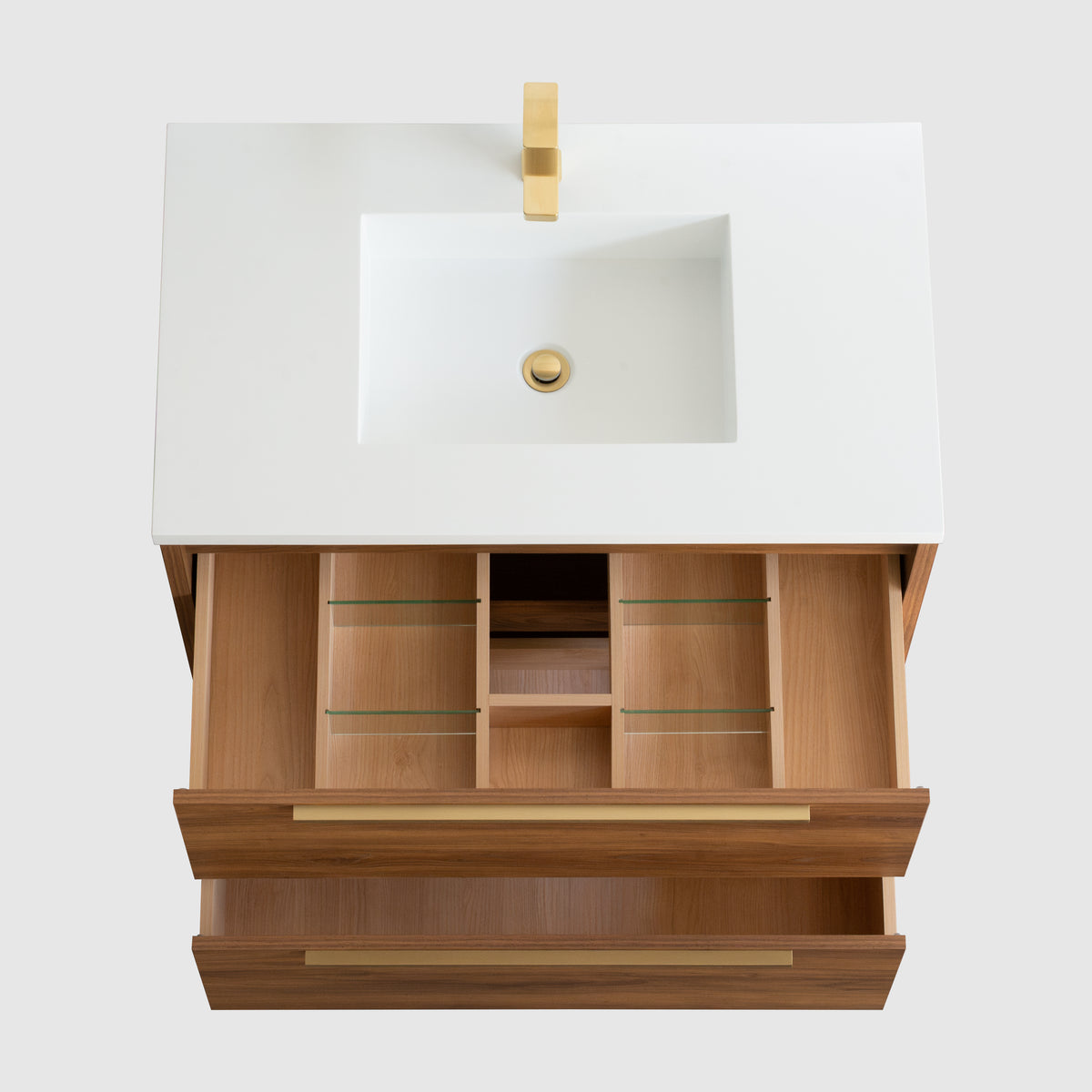 Parker 37" Vanity - Integrated Rectangular Top