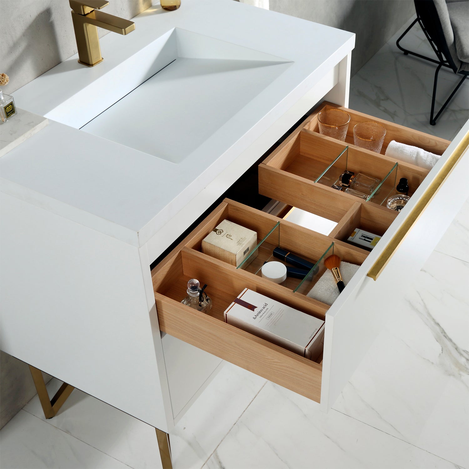 Parker 37" Vanity - Integrated Infinity Top