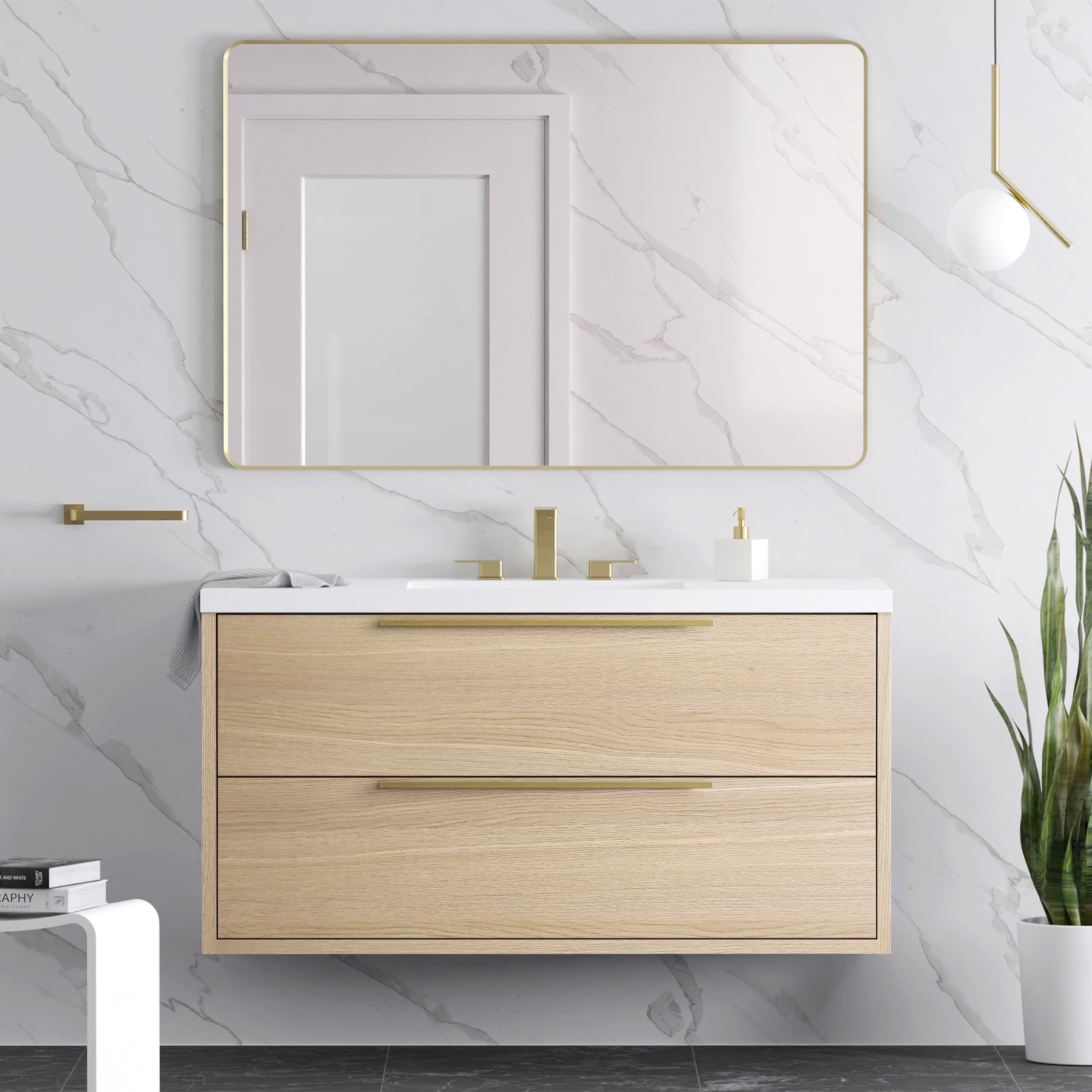 Parker 49" Vanity - Integrated Infinity Top