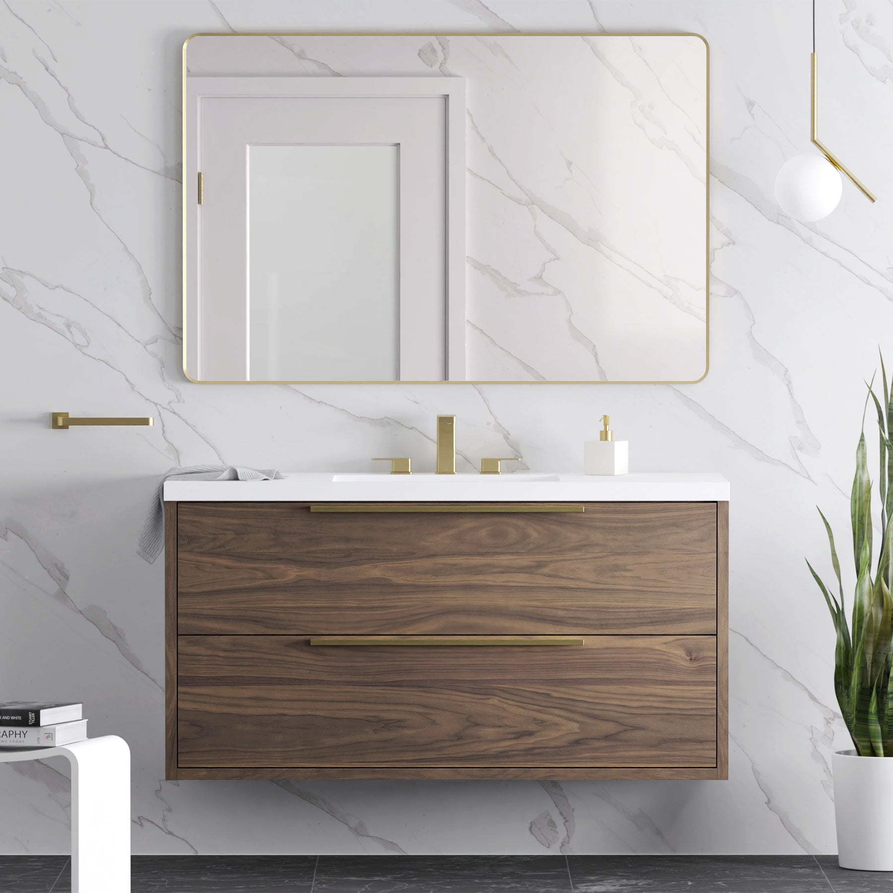 Parker 49" Vanity - Integrated Infinity Top