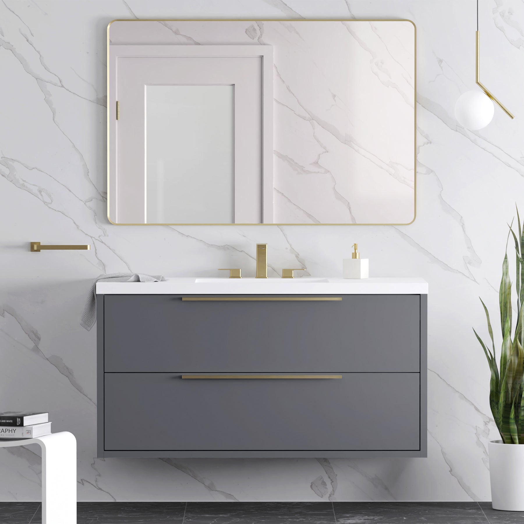 Parker 49" Vanity - Integrated Infinity Top