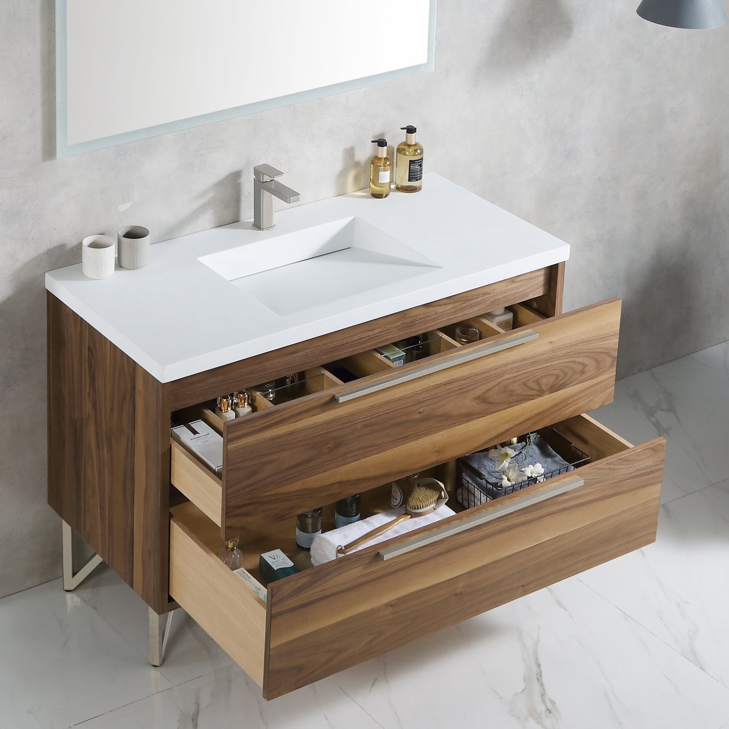 Parker 49" Vanity - Integrated Infinity Top