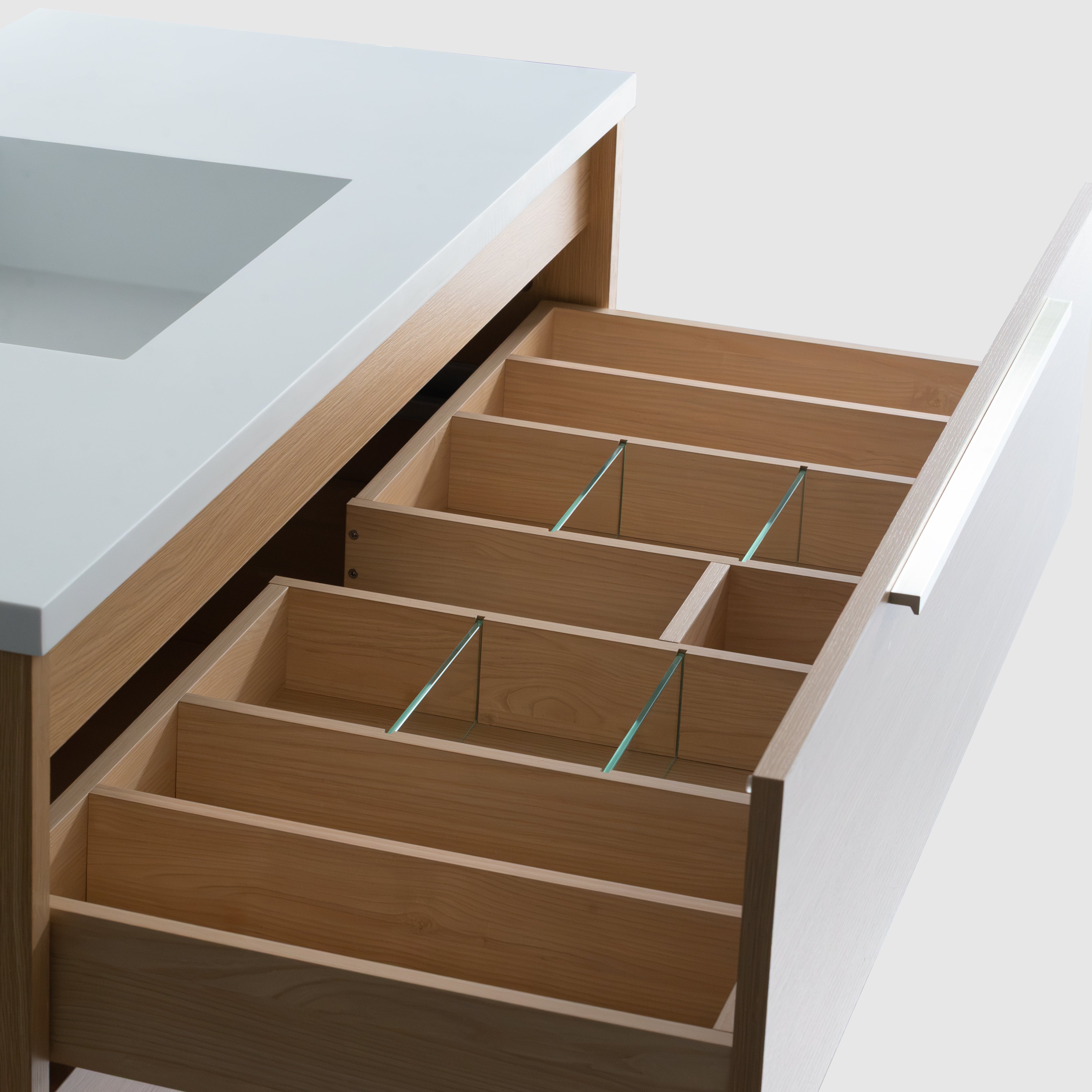 Parker 49" Vanity - Integrated Rectangular Top