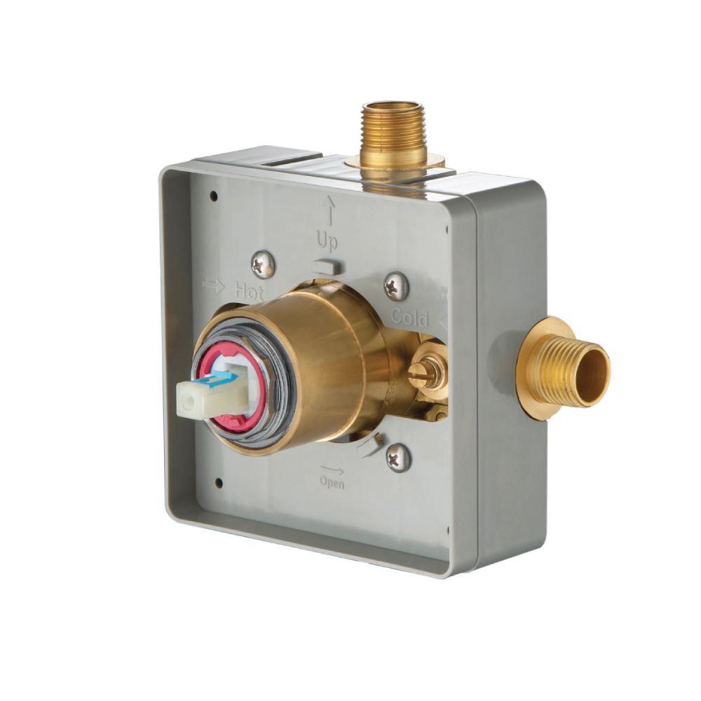 196.3050 - Single Output Shower Set - Brass Shower Head & Arm