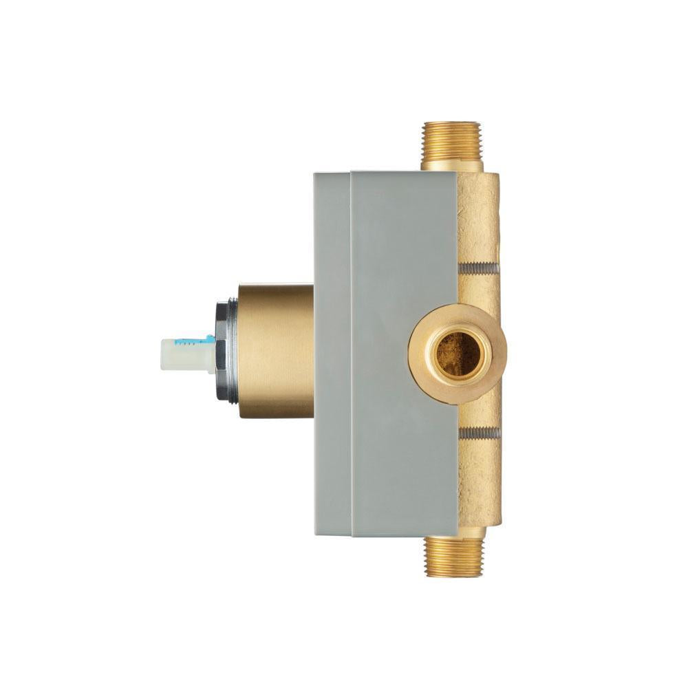 196.3050 - Single Output Shower Set - Brass Shower Head & Arm